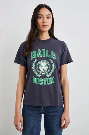 BOYFRIEND T-SHIRT - RAILS BOSTON NAVY Rails
