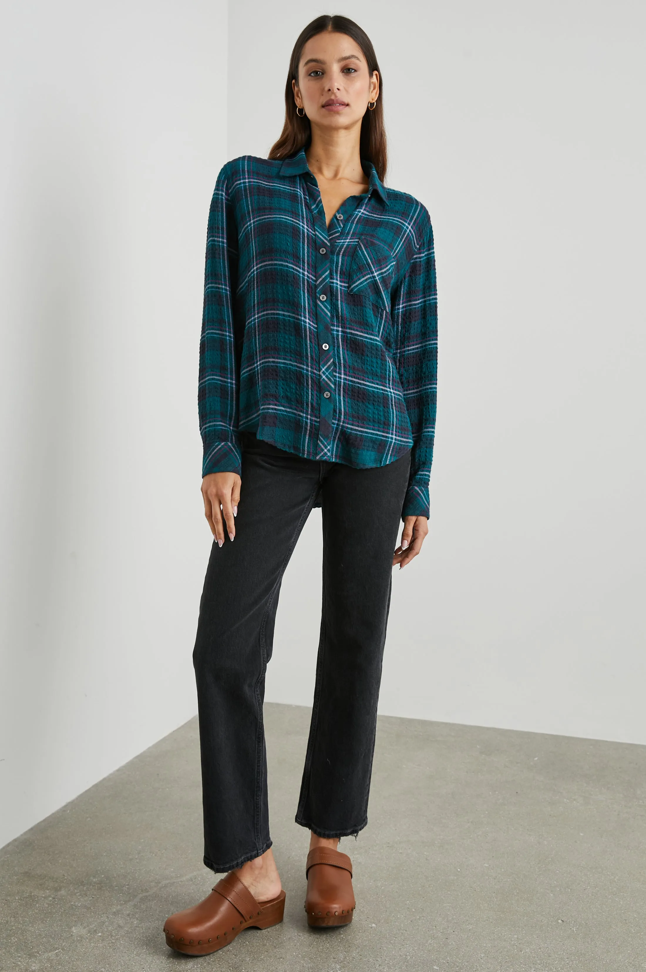 BRADY SHIRT - PINE FUCHSIA Rails