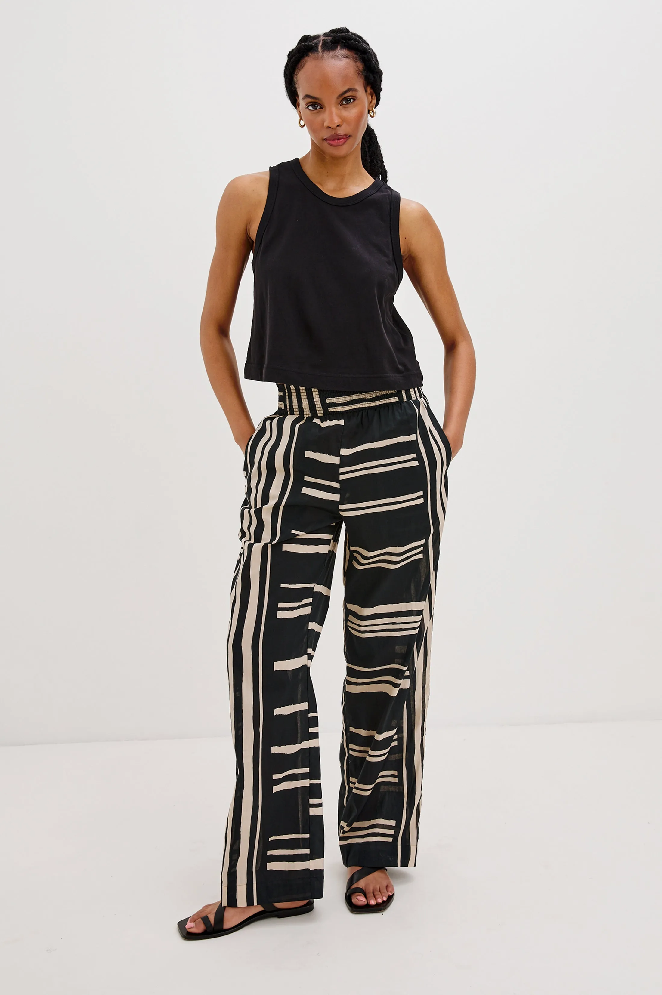 BRENDON PANT - ISLAND STRIPE Rails