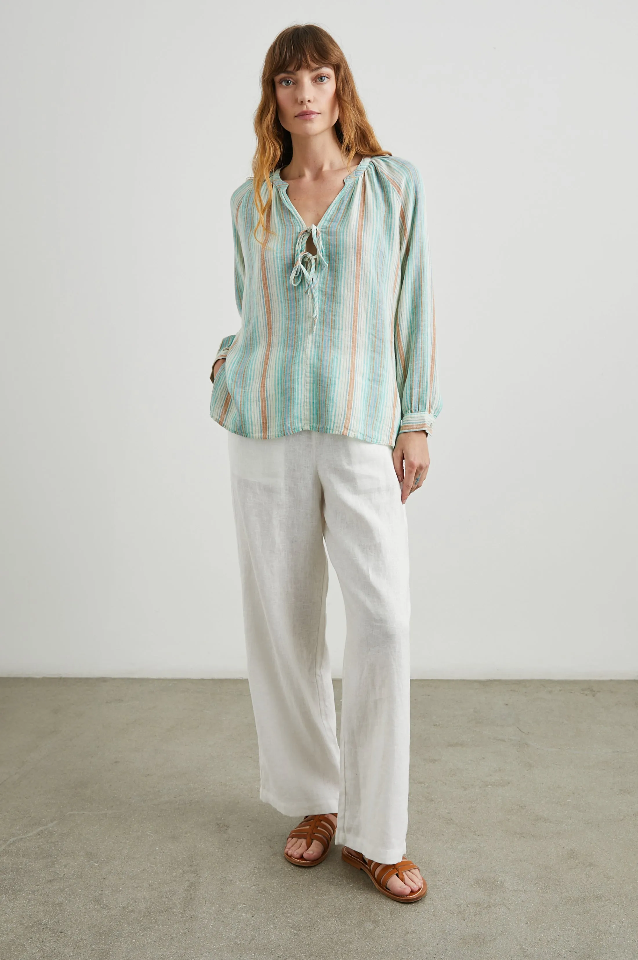 BRIELLE TOP - SEAVIEW STRIPE Rails