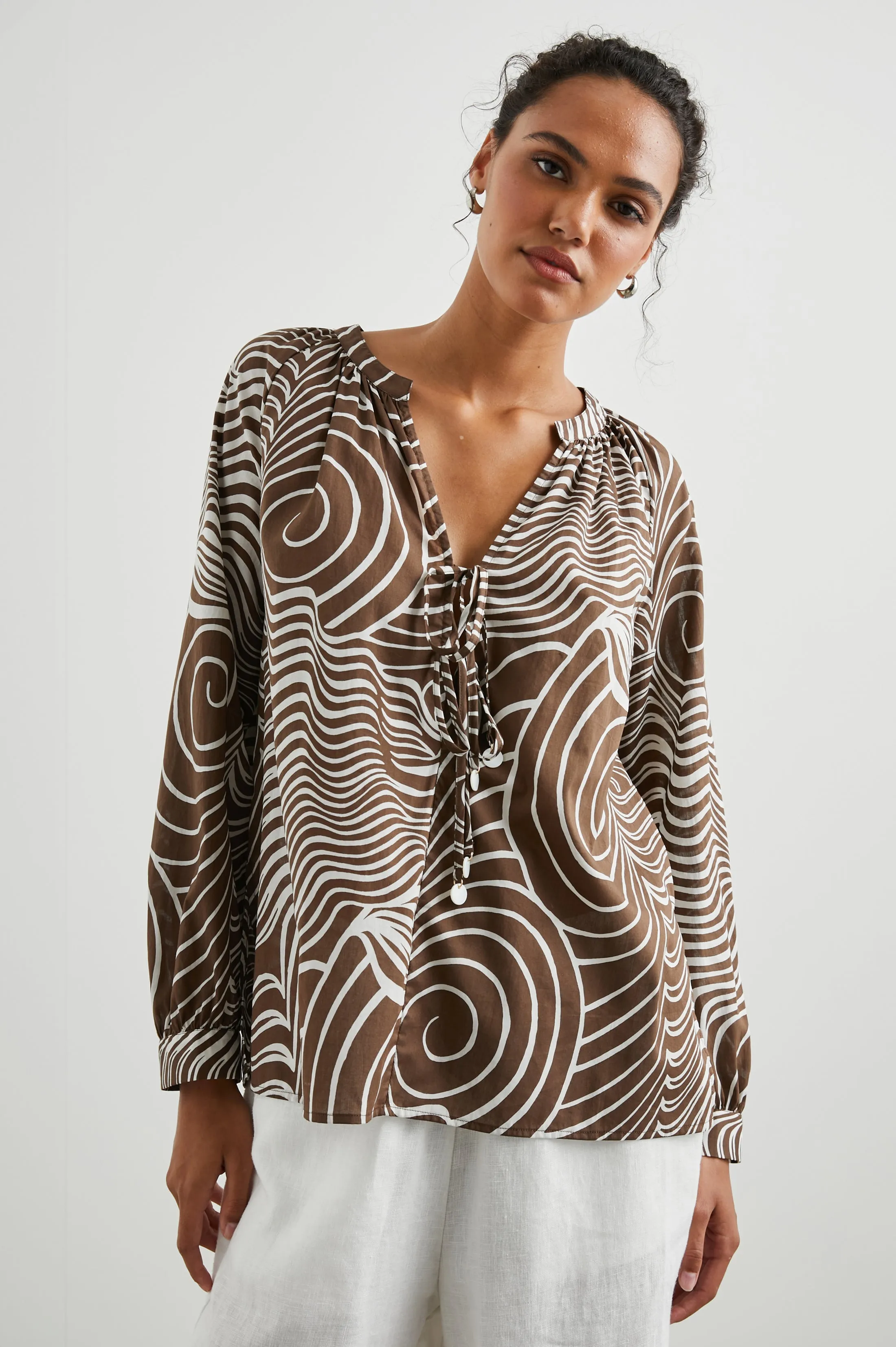BRIELLE TOP - SWIRLS Rails