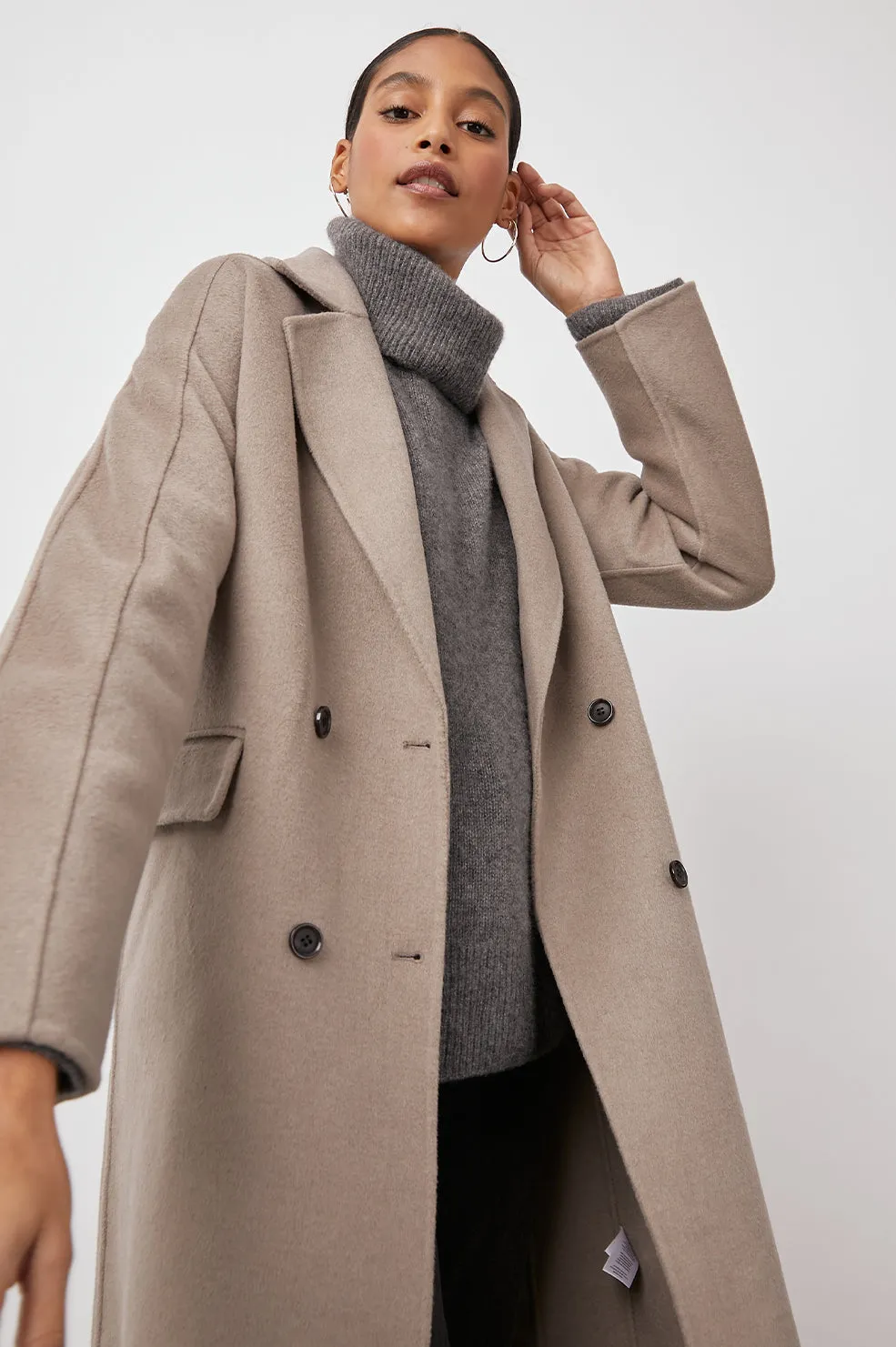 BRISTOL COAT - MINK Rails