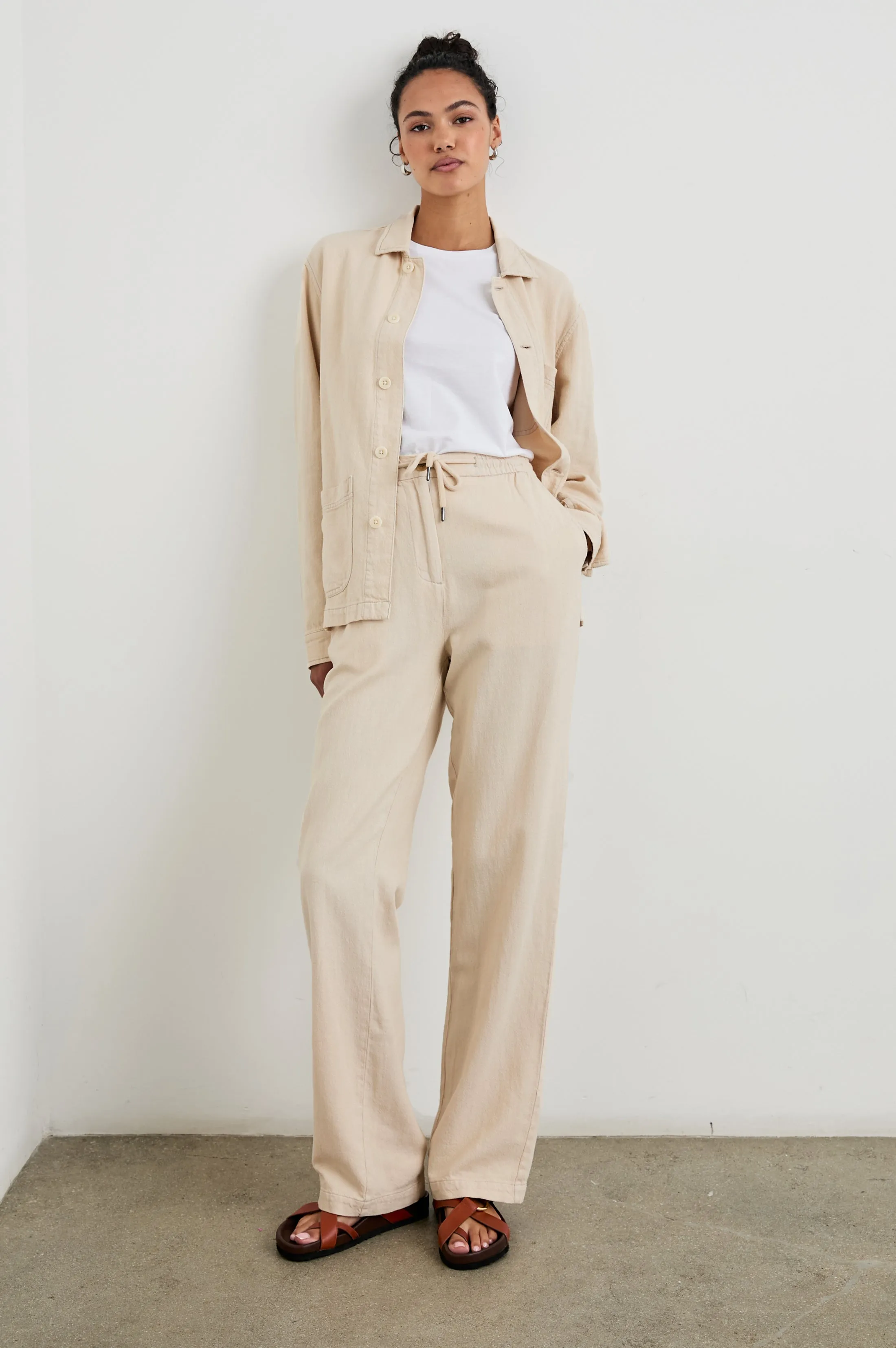 BROOKLYN PANT - STONE Rails