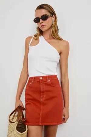 BURBANK SKIRT - TERRACOTTA Rails