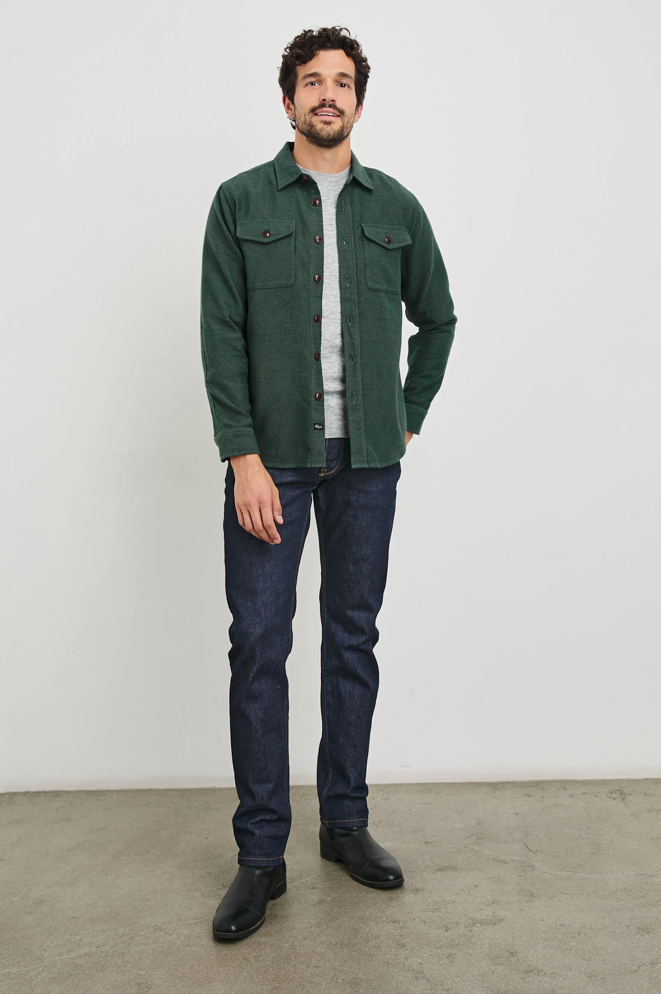 BURR SHIRT JACKET - CREEPING VINE Rails