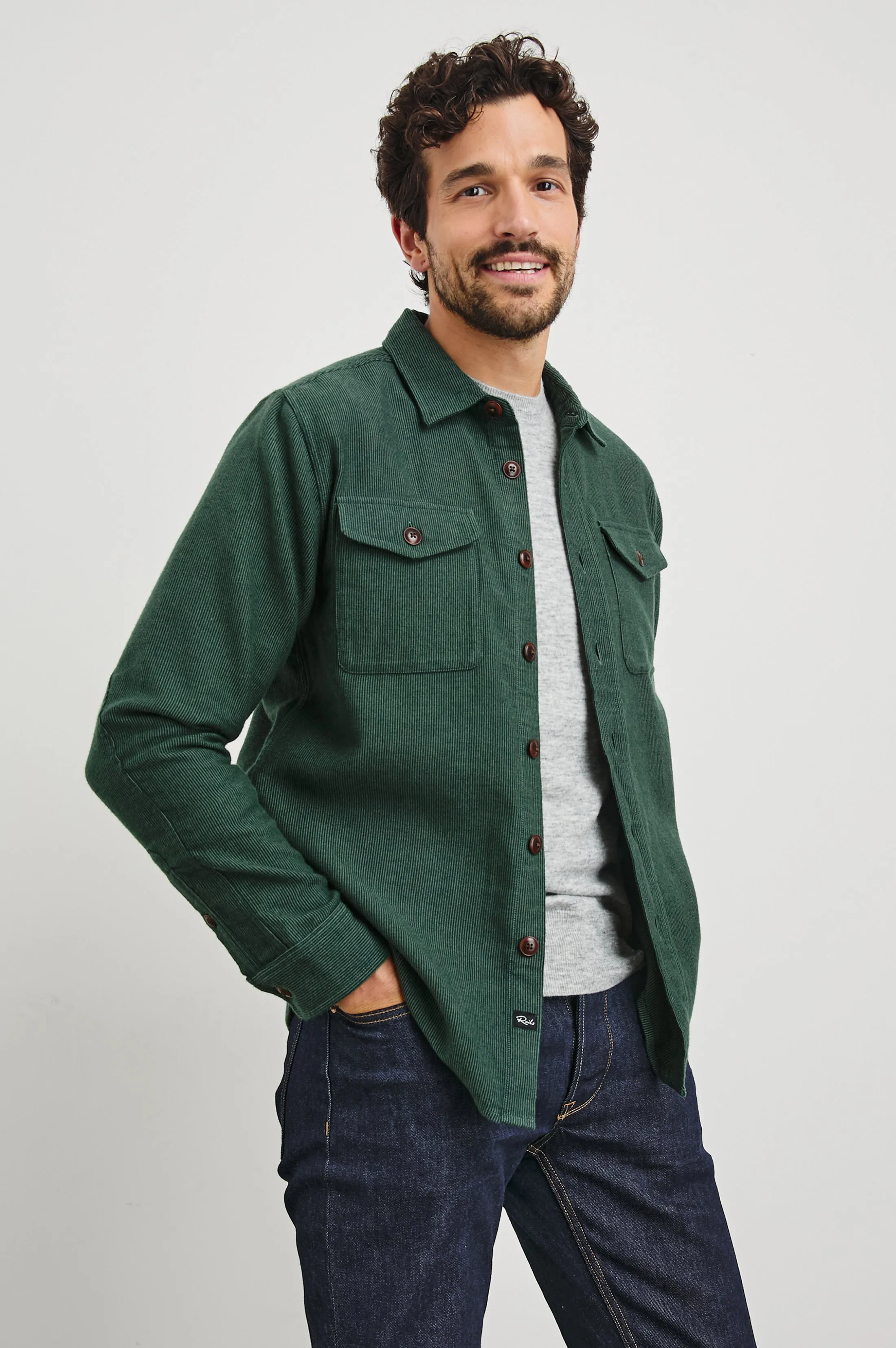 BURR SHIRT JACKET - CREEPING VINE Rails
