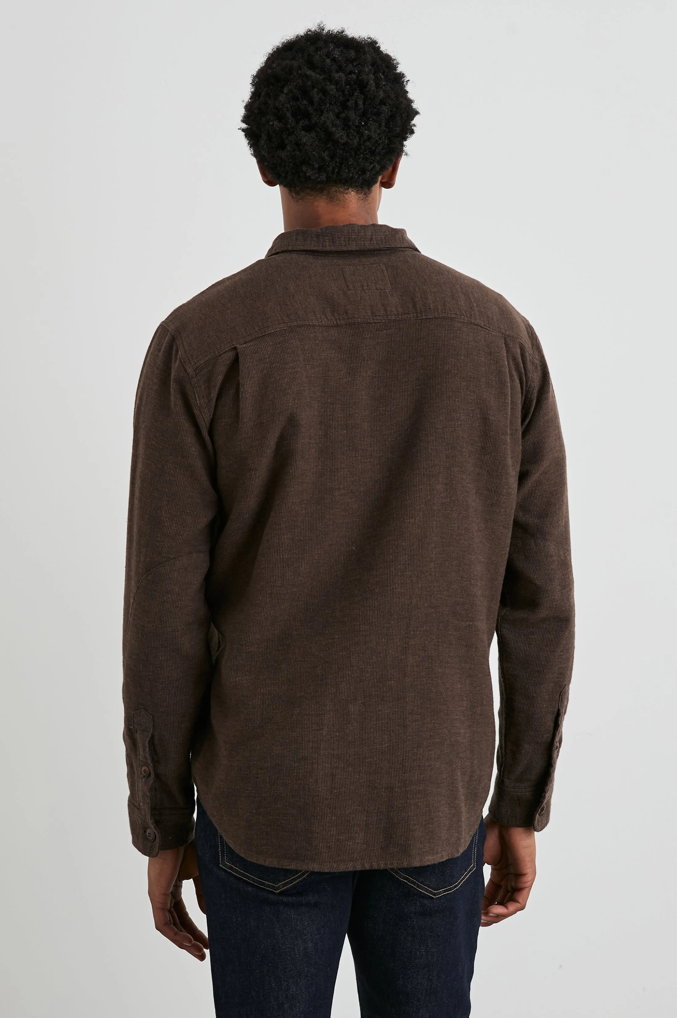 BURR SHIRT JACKET - PINE CONE Rails