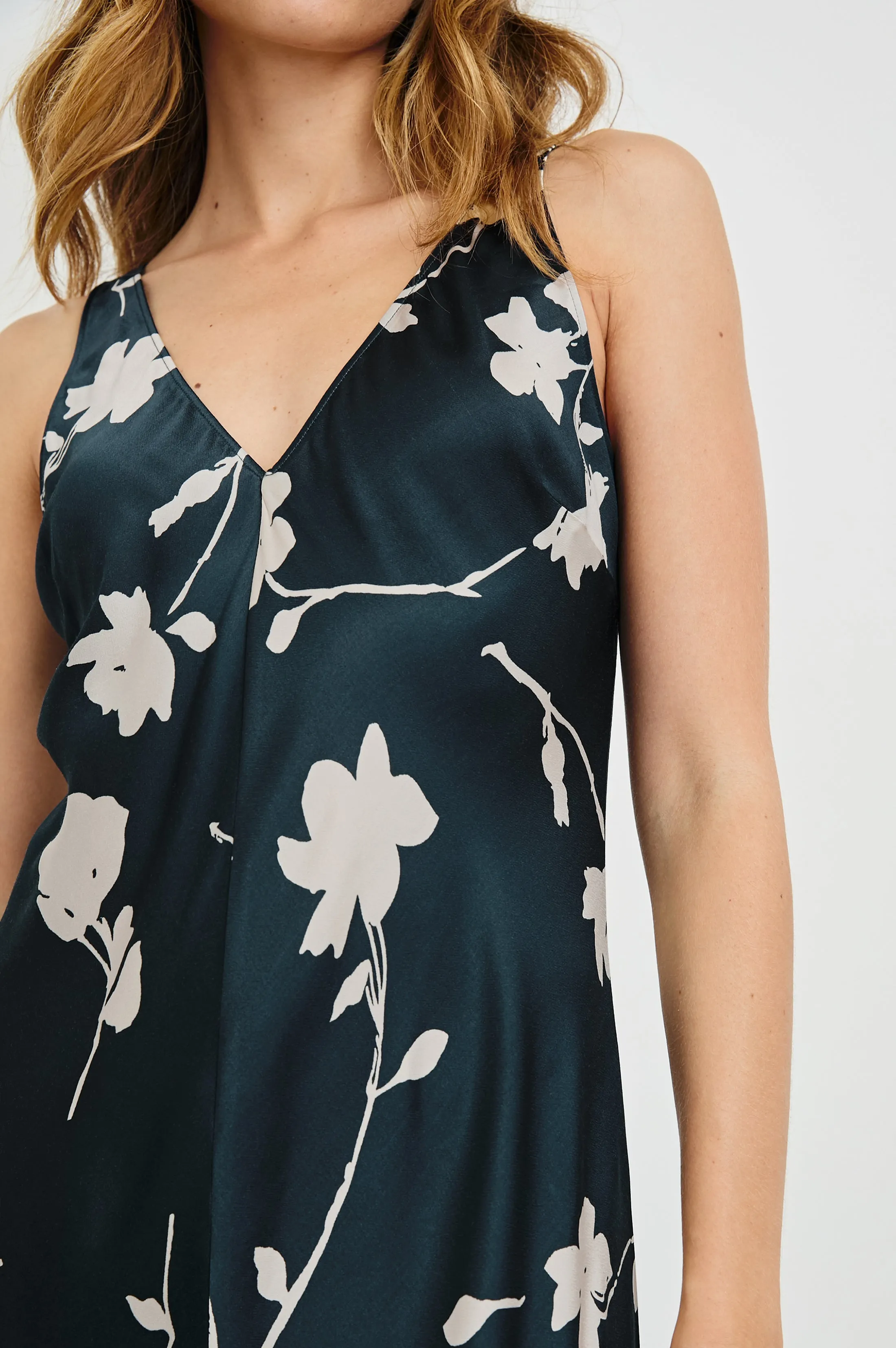 CAMELLIA DRESS - MIDNIGHT ROSES Rails