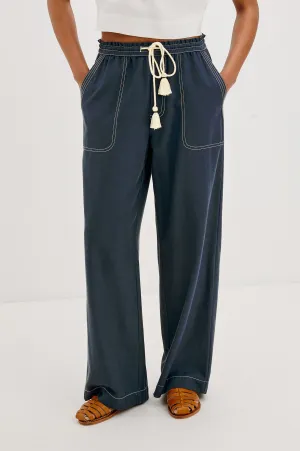 CAMPO PANT - NAVY Rails