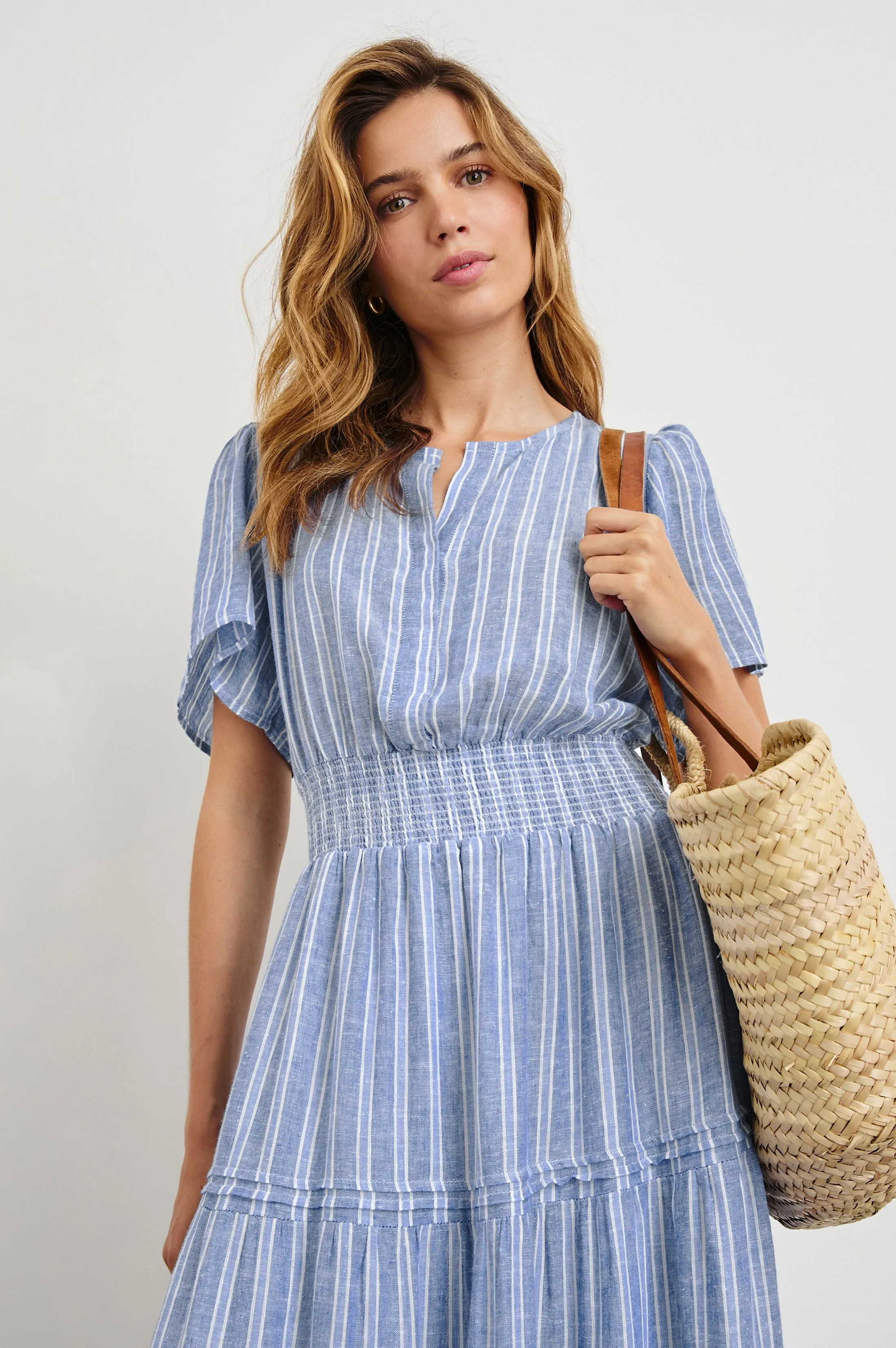 CANNES DRESS - LAKE VIEW STRIPE Rails