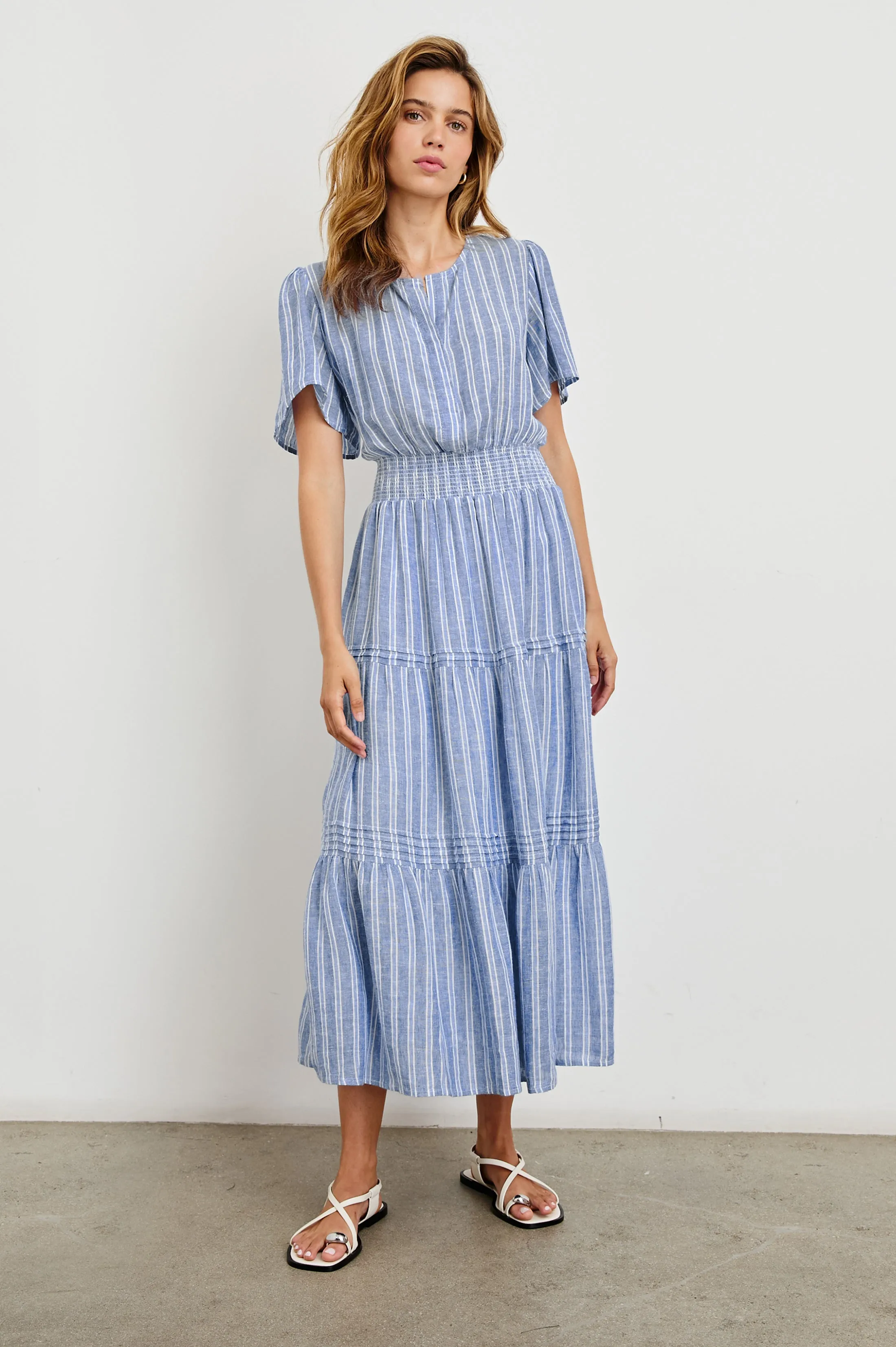 CANNES DRESS - LAKE VIEW STRIPE Rails