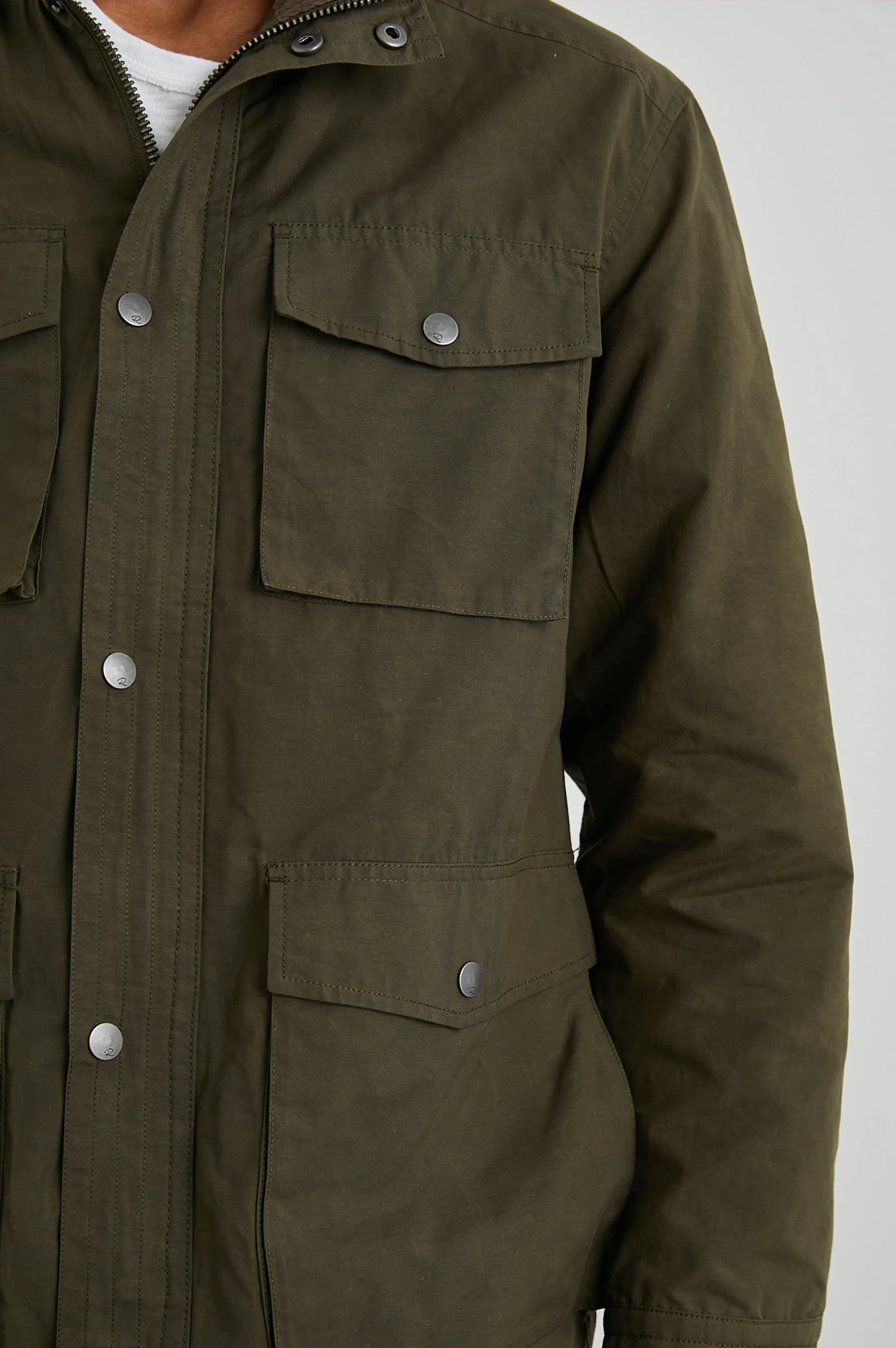 CARDIFF JACKET - DARK OLIVE Rails