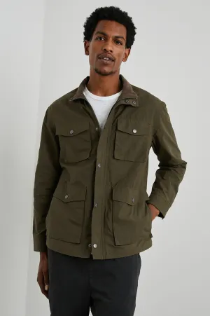 CARDIFF JACKET - DARK OLIVE Rails