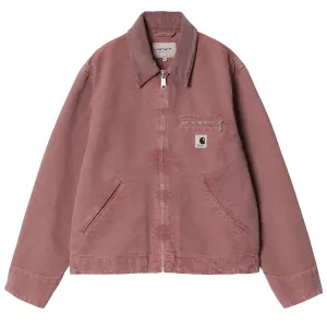 Carhartt WIP Womens OG Detroit Jacket Dusky Pink / Dusky Pink Stone Canvas