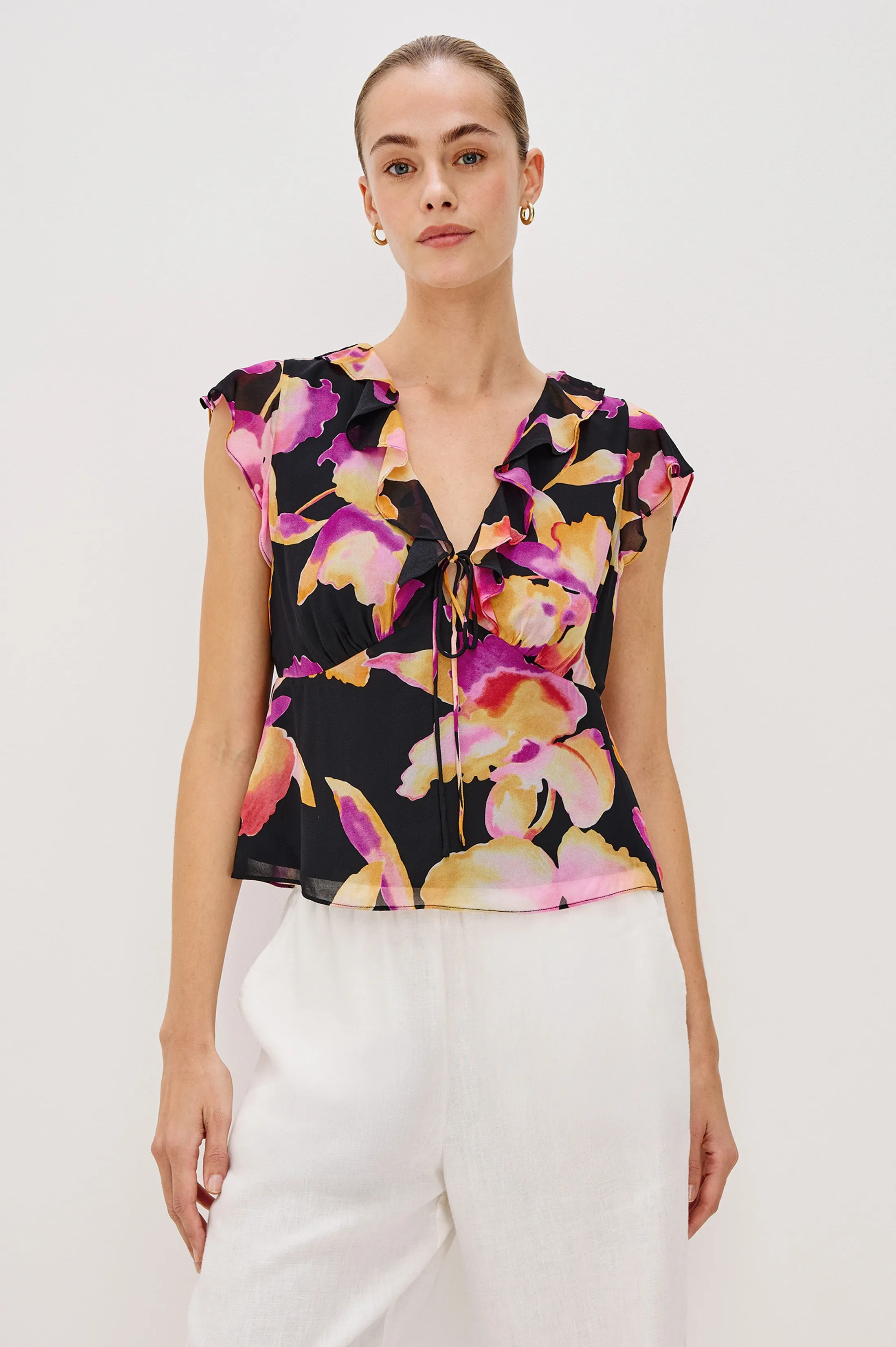 CARMINE TOP - DUSK ORCHID Rails