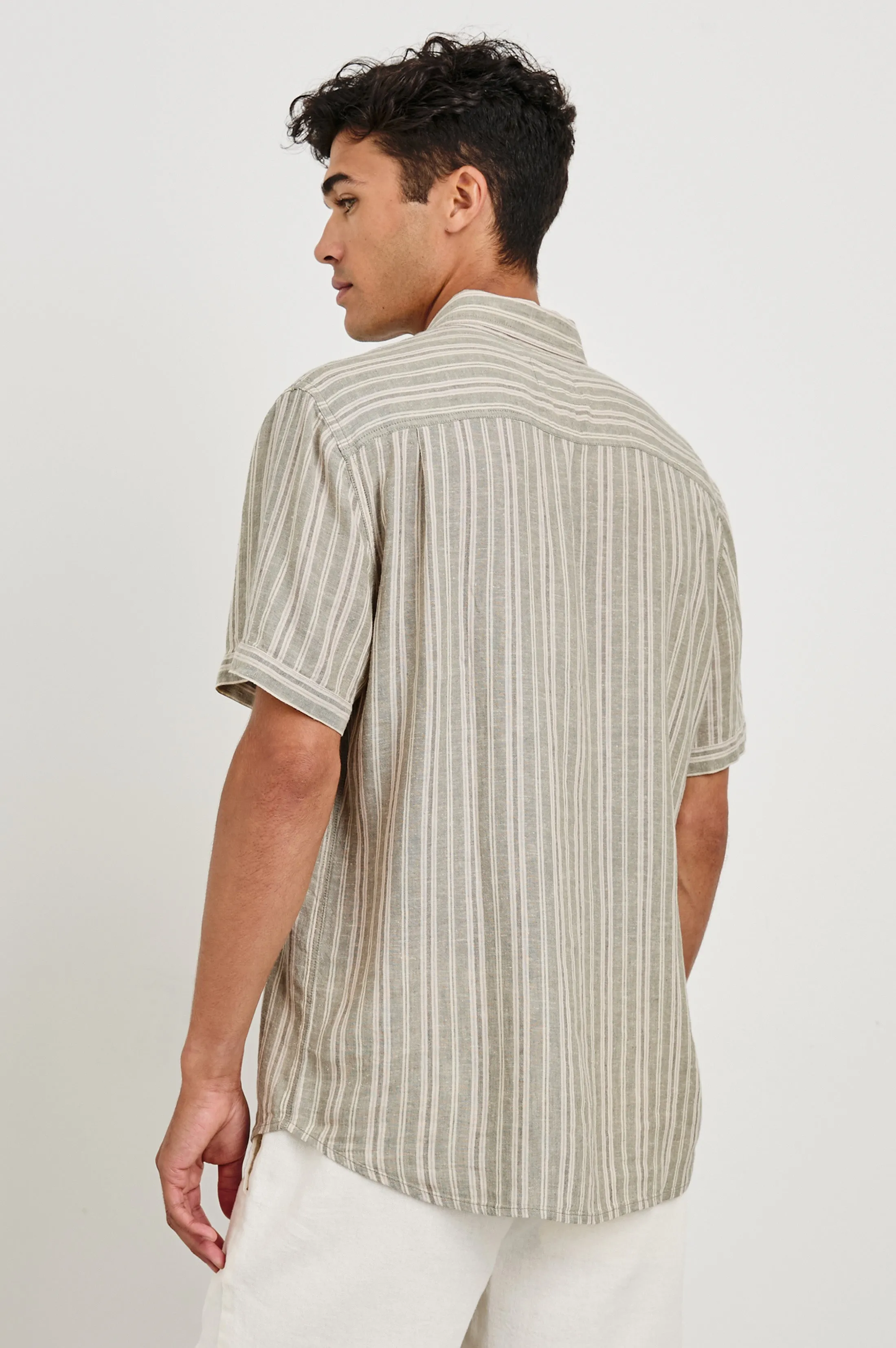 CARSON SHIRT - ALMOND MAUVE STRIPE Rails