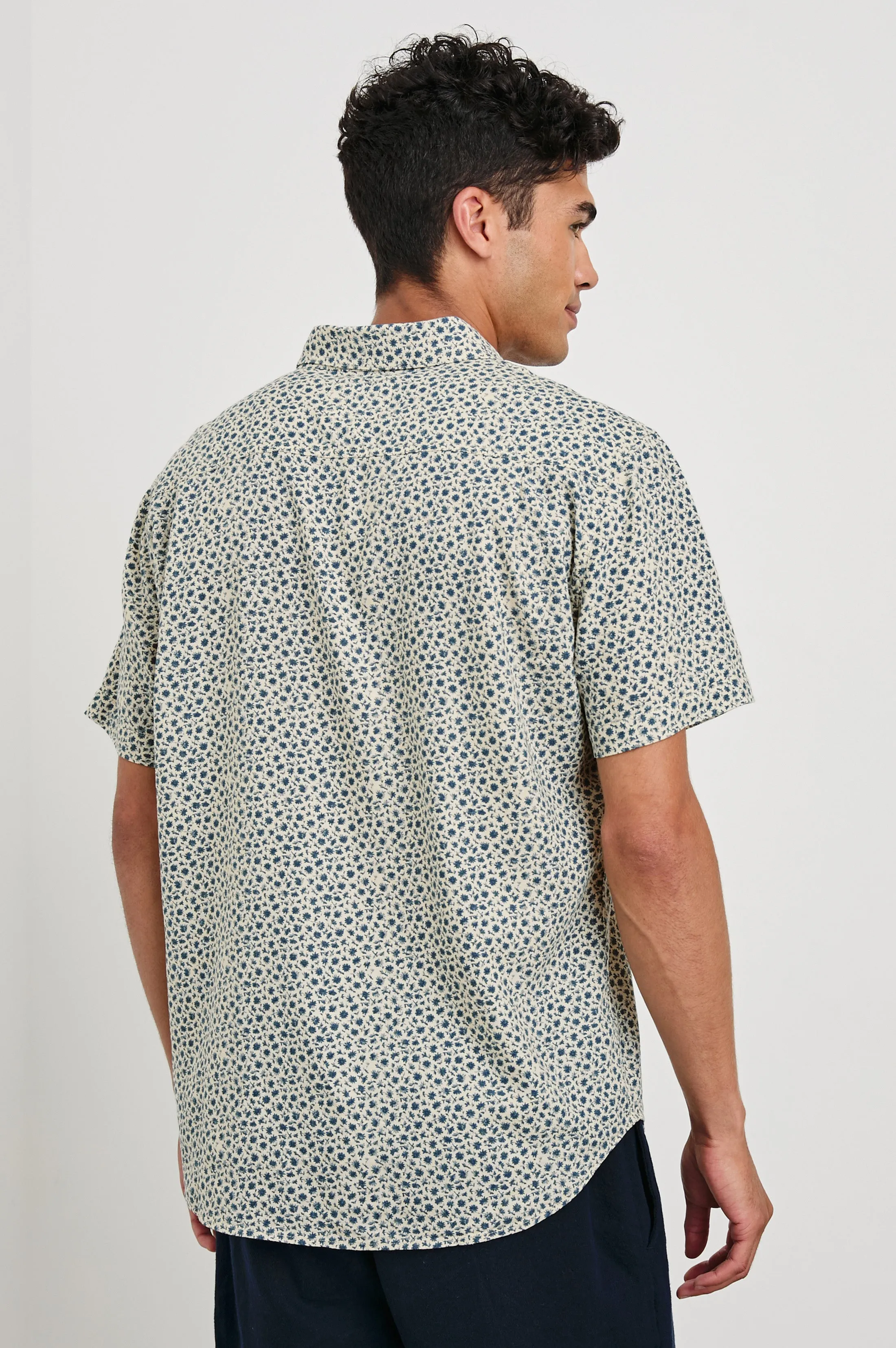 CARSON SHIRT - AUTUMN DAISY OCEAN Rails