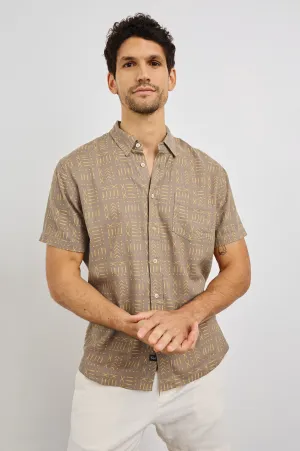 CARSON SHIRT - BALI BATIK BROWN Rails