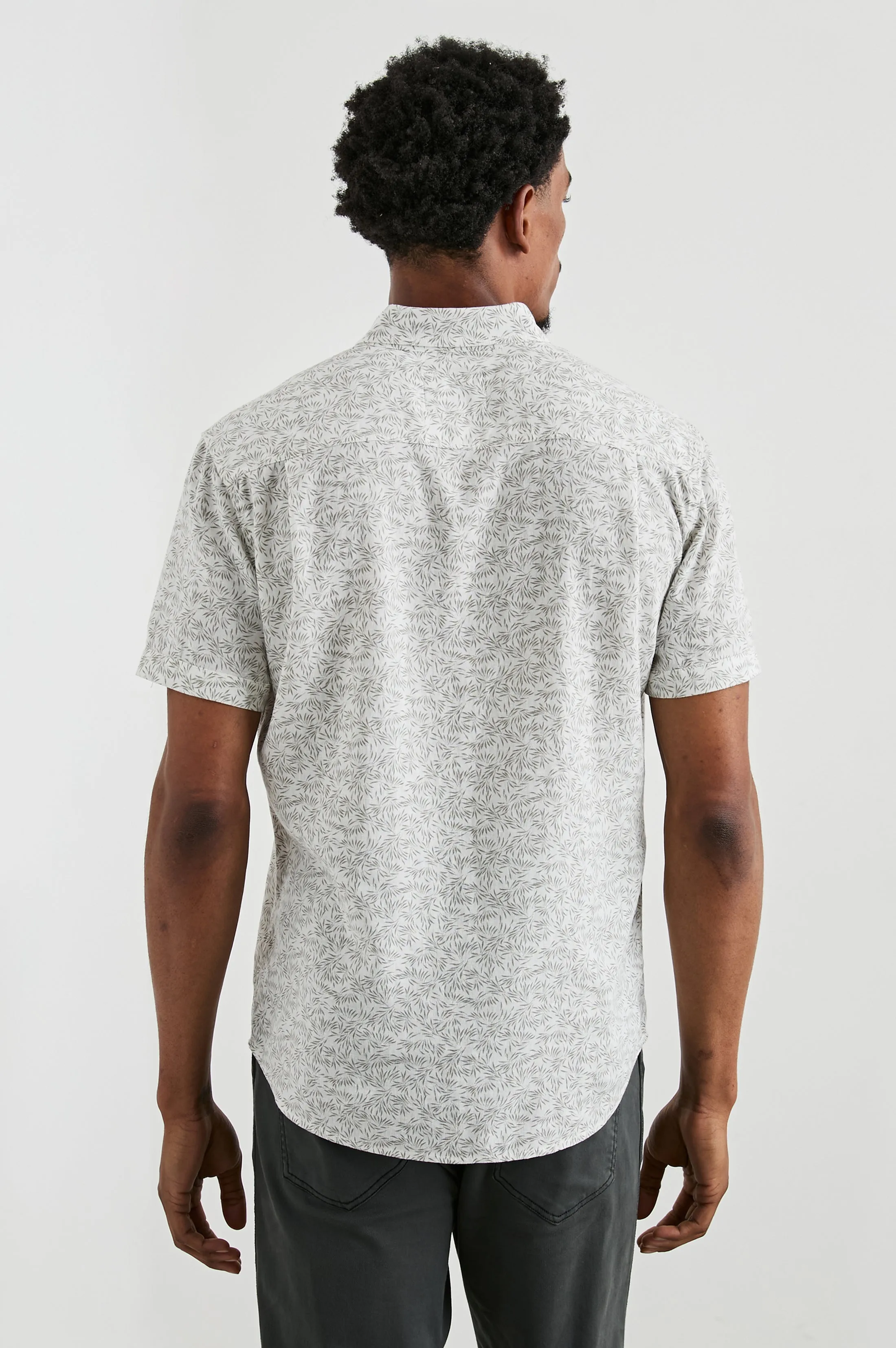 CARSON SHIRT - CROP CIRCLE WHITE Rails