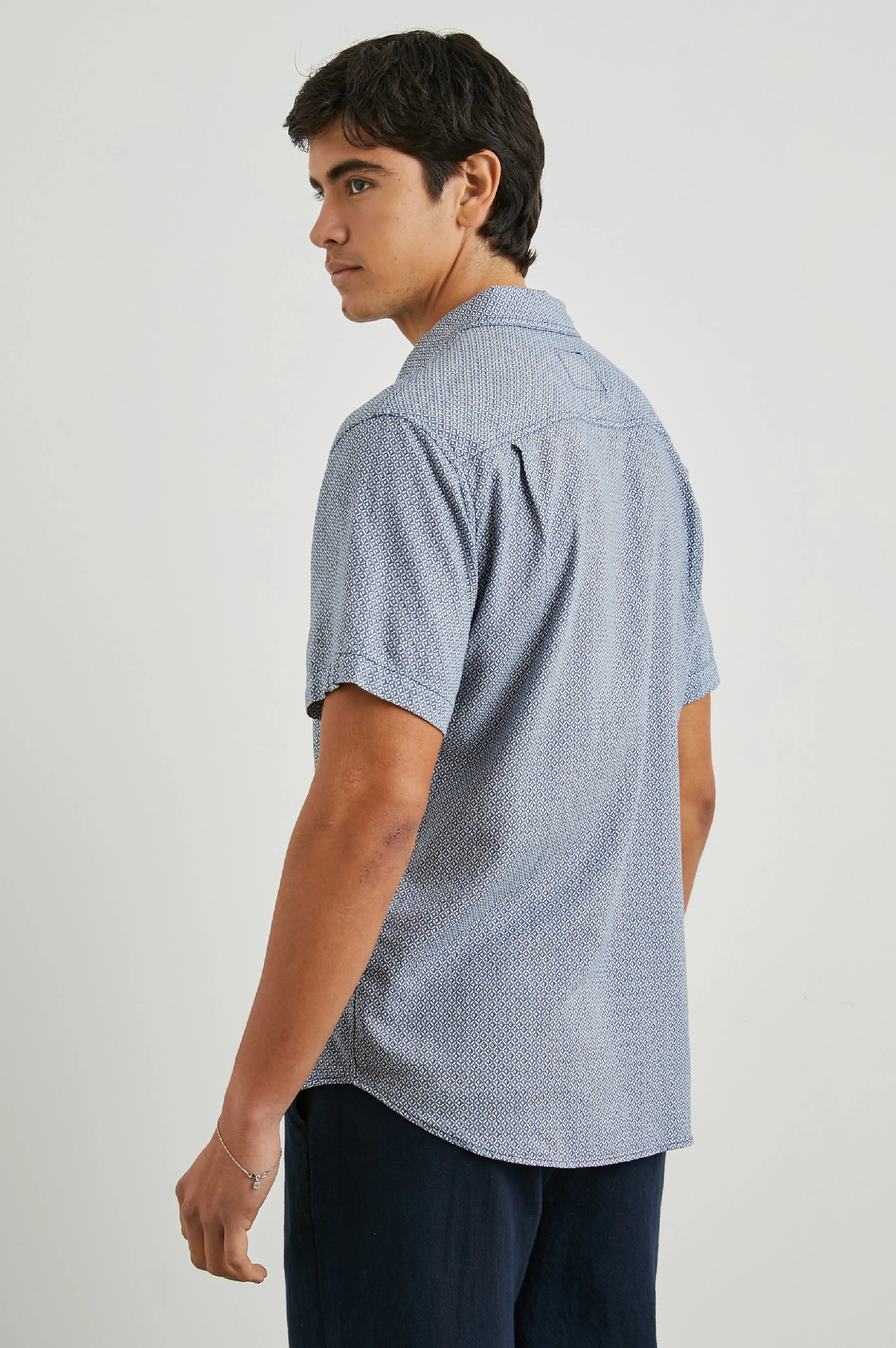 CARSON SHIRT - CROWN JEWEL SAPPHIRE Rails