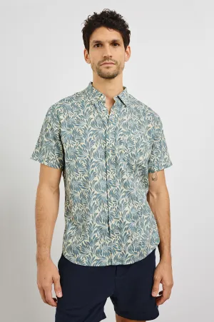 CARSON SHIRT - ECRU BANANA LEAF Rails