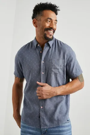 CARSON SHIRT - LOUIS LEAF SLATE Rails