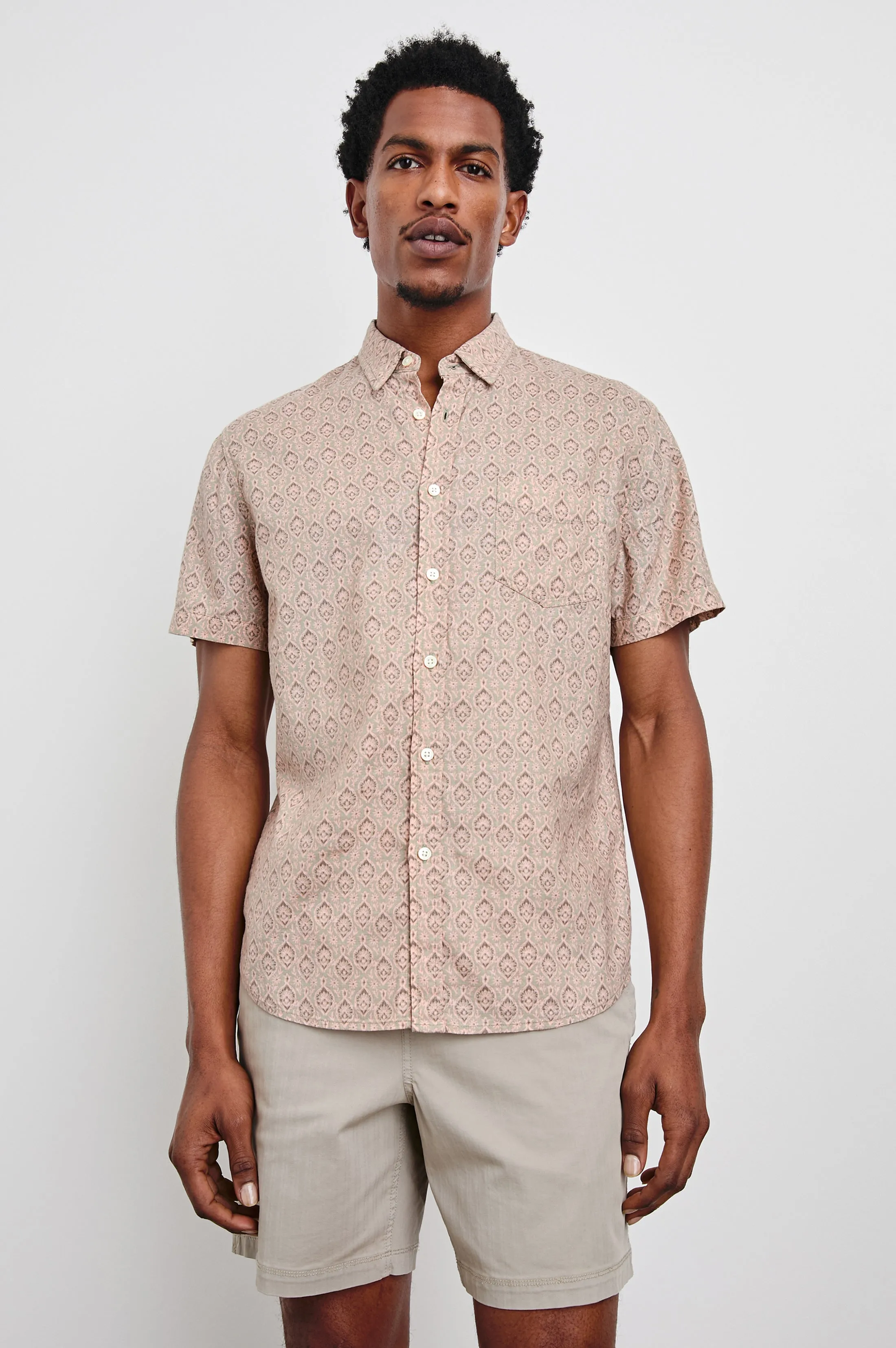 CARSON SHIRT - PENDANT BATIK FLAMINGO Rails