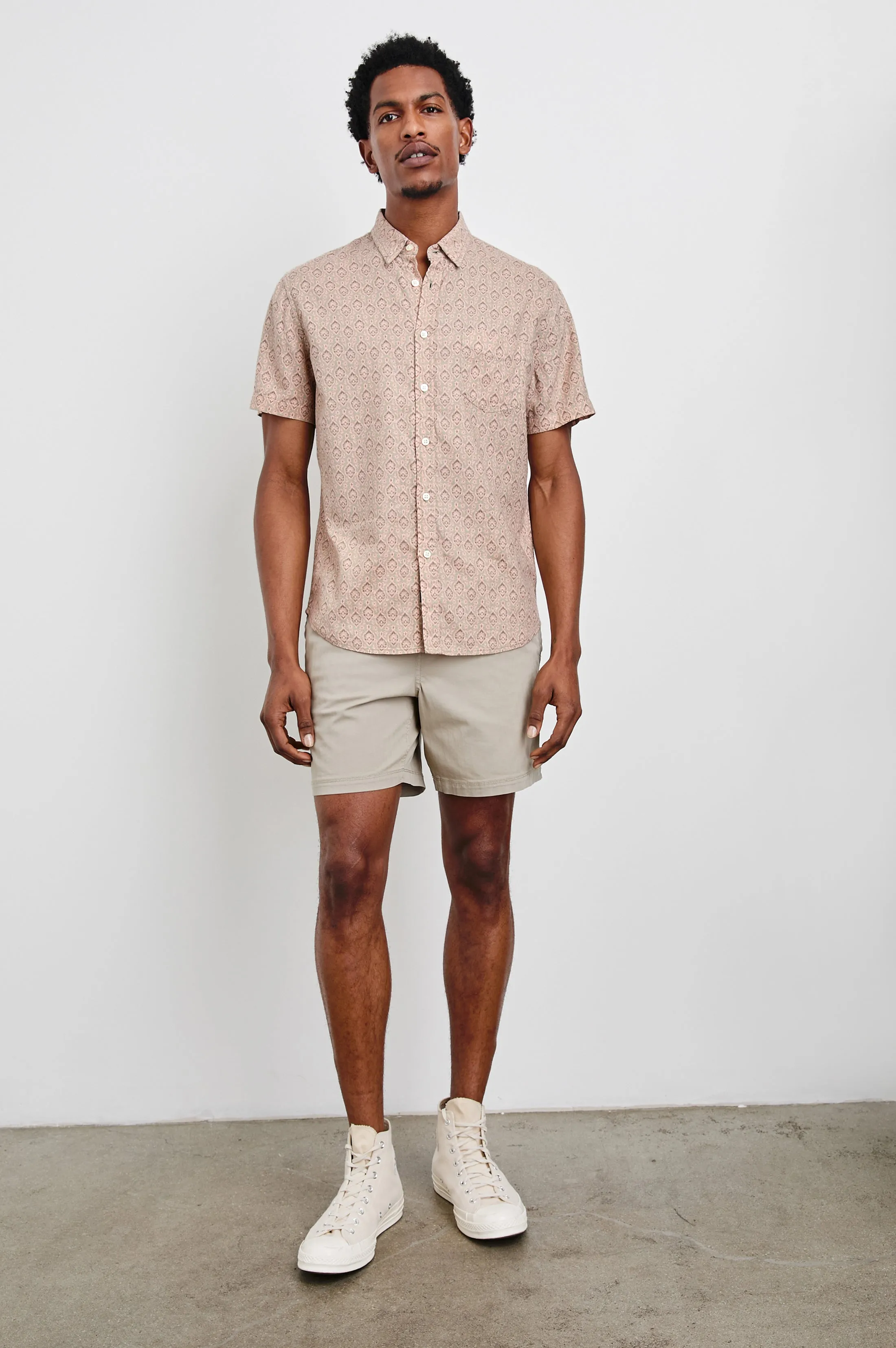 CARSON SHIRT - PENDANT BATIK FLAMINGO Rails