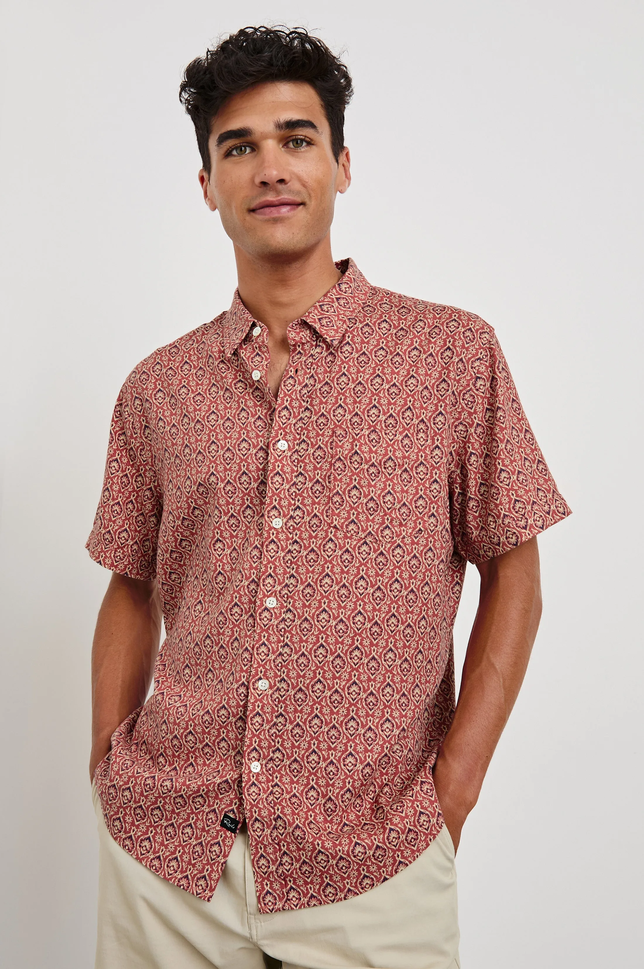 CARSON SHIRT - PENDANT BATIK ROSE Rails
