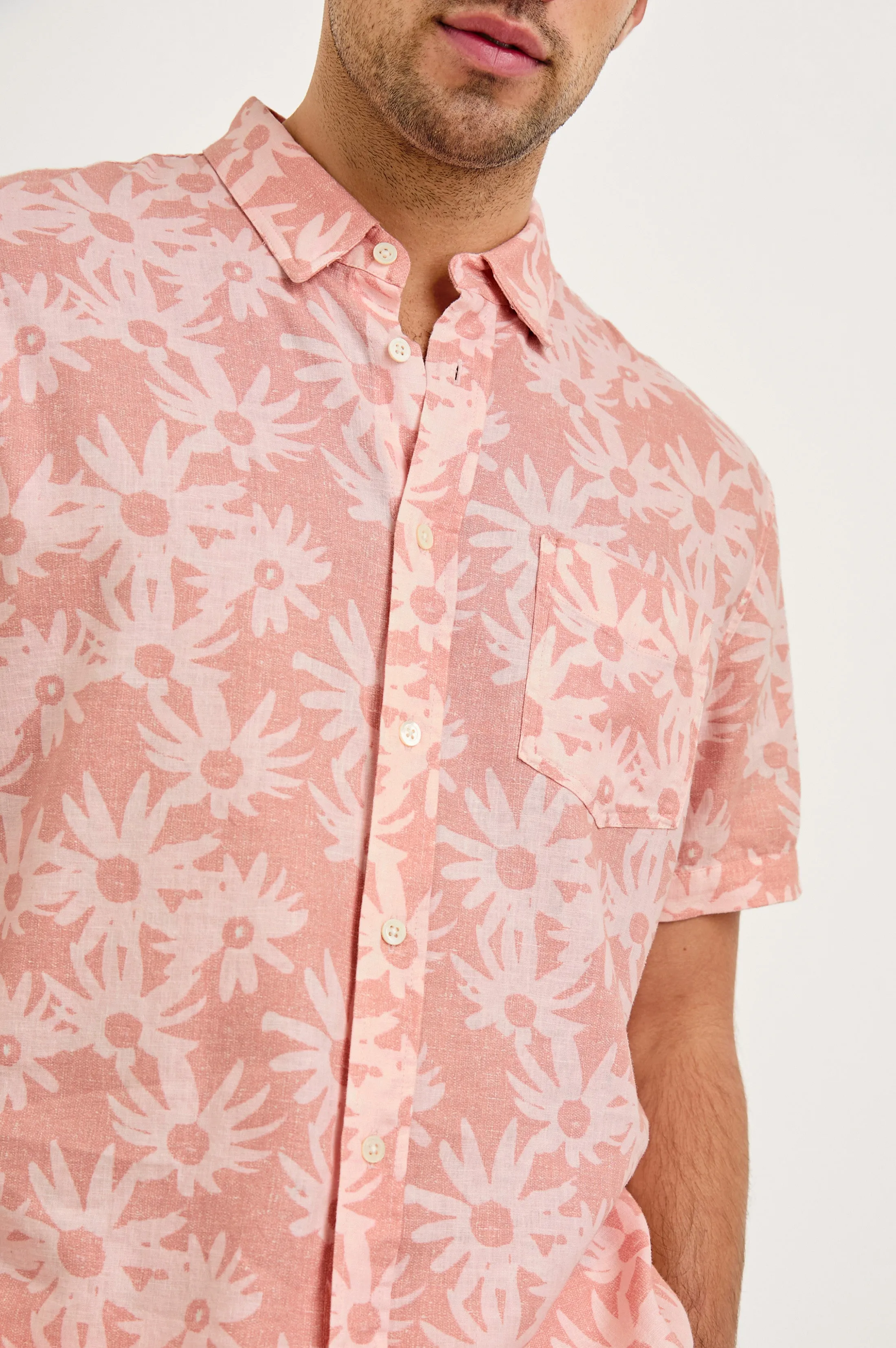 CARSON SHIRT - PERENNIAL PINK Rails