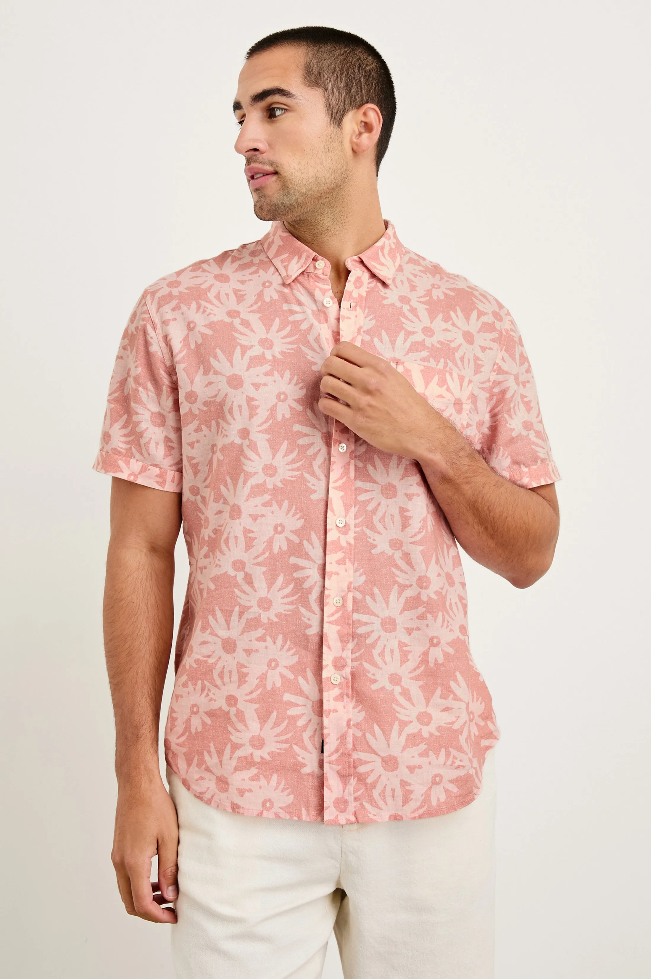CARSON SHIRT - PERENNIAL PINK Rails