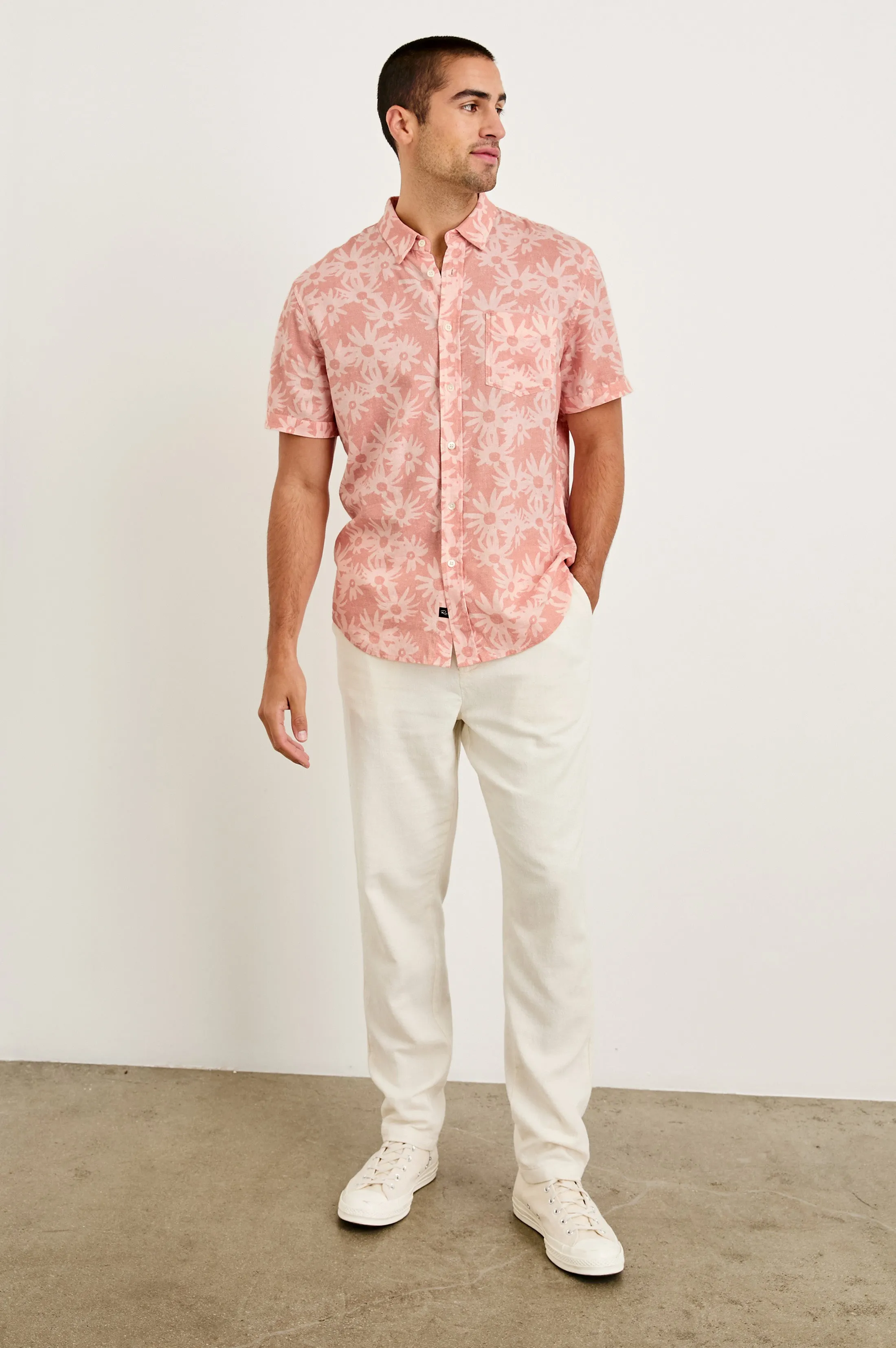 CARSON SHIRT - PERENNIAL PINK Rails