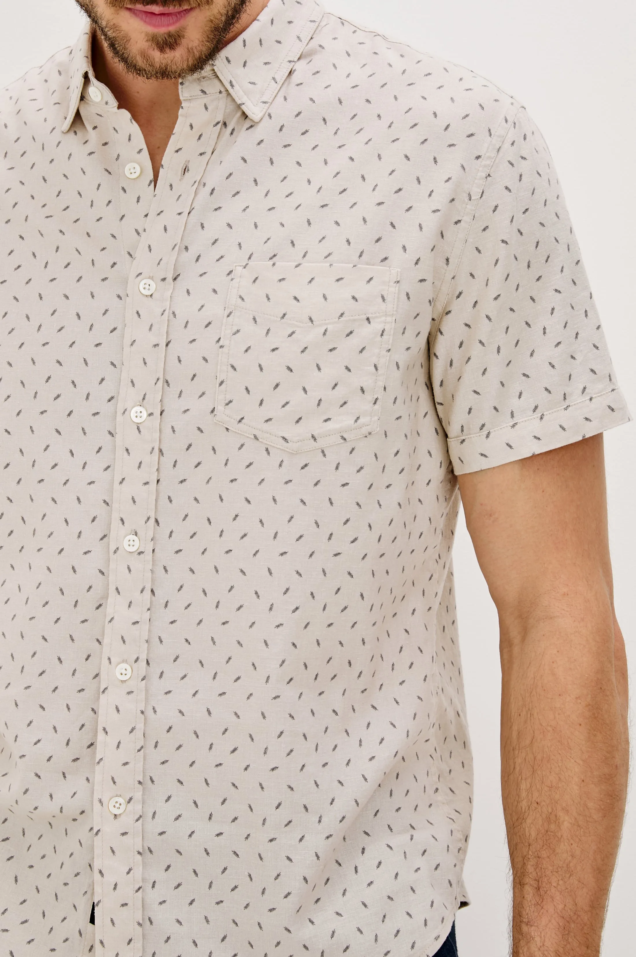 CARSON SHIRT - PETITE FRONDS HUMMUS Rails