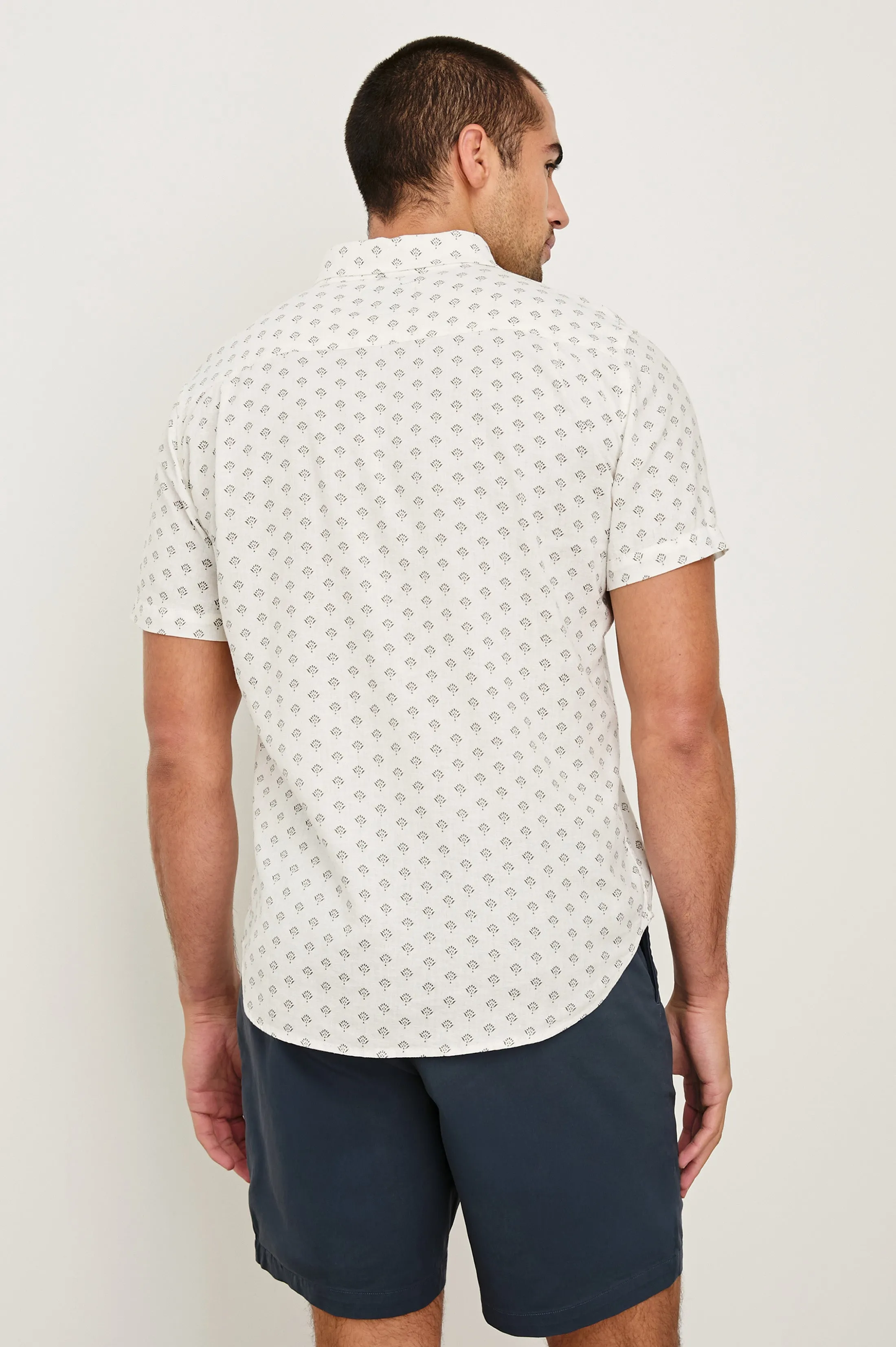 CARSON SHIRT - SMALL BATIK WHITE Rails