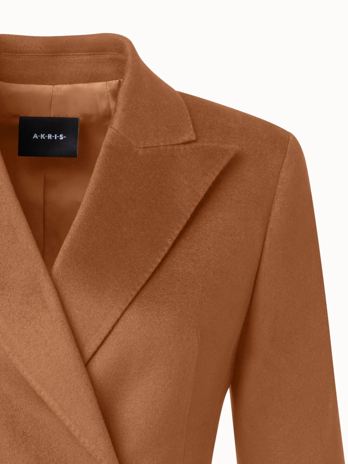 Cashmere Double-Breasted Jacket Akris