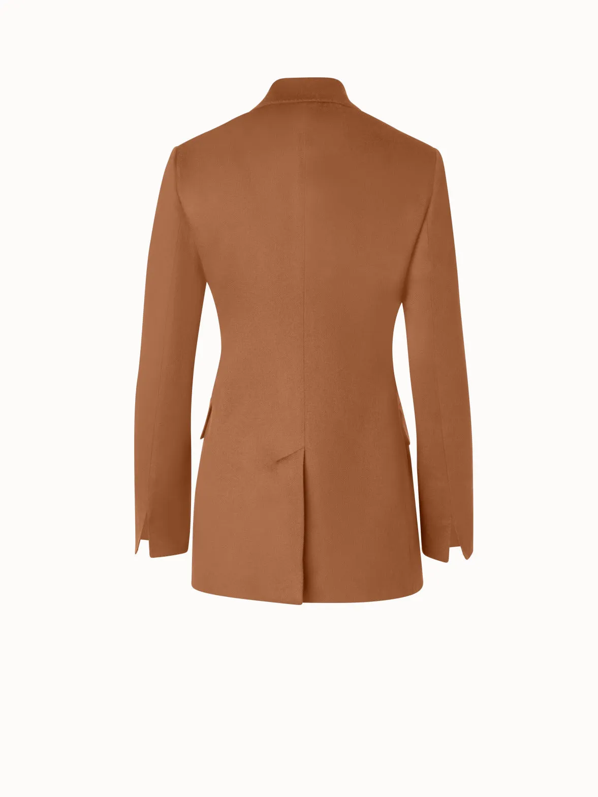 Cashmere Double-Breasted Jacket Akris