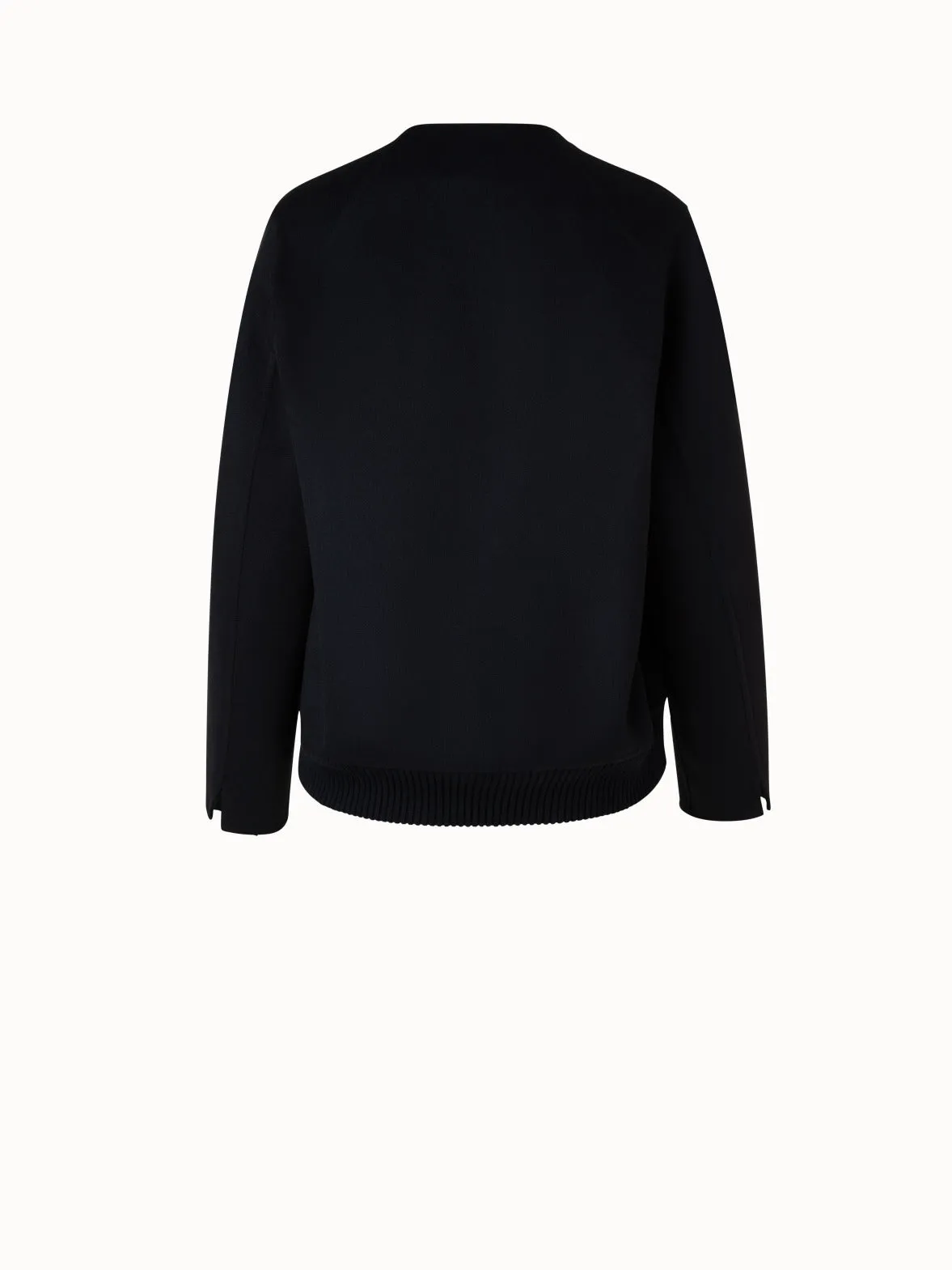 Cashmere Double-Face Bomber Jacket Akris
