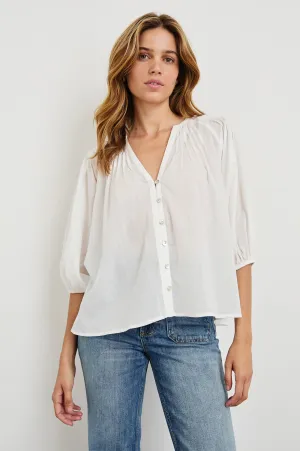 CASSAT TOP - WHITE Rails