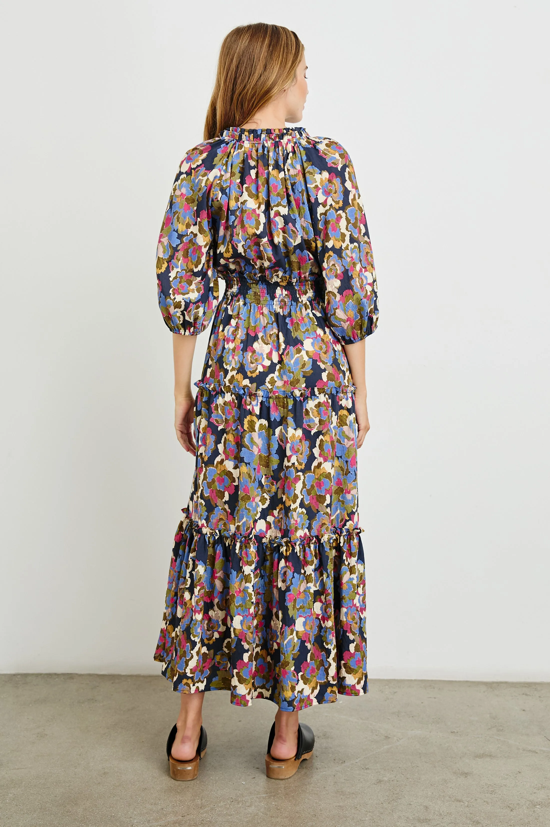 CATERINE DRESS - NAVY WILDFLOWER Rails