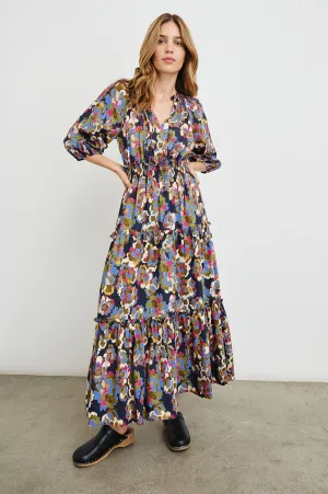 CATERINE DRESS - NAVY WILDFLOWER Rails