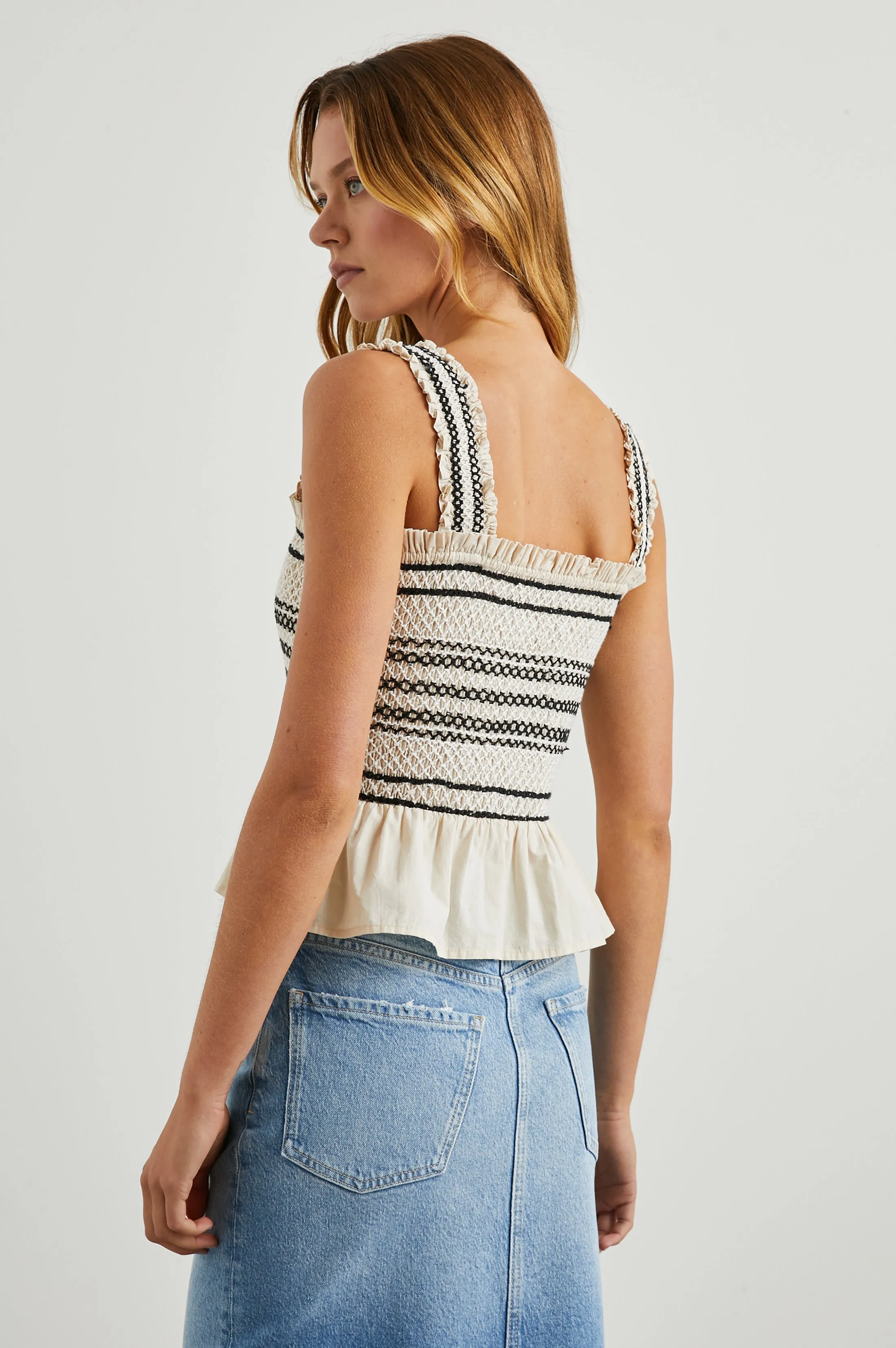 CECILY TOP - FLAX Rails