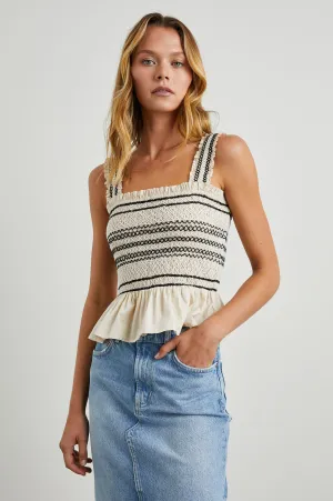 CECILY TOP - FLAX Rails