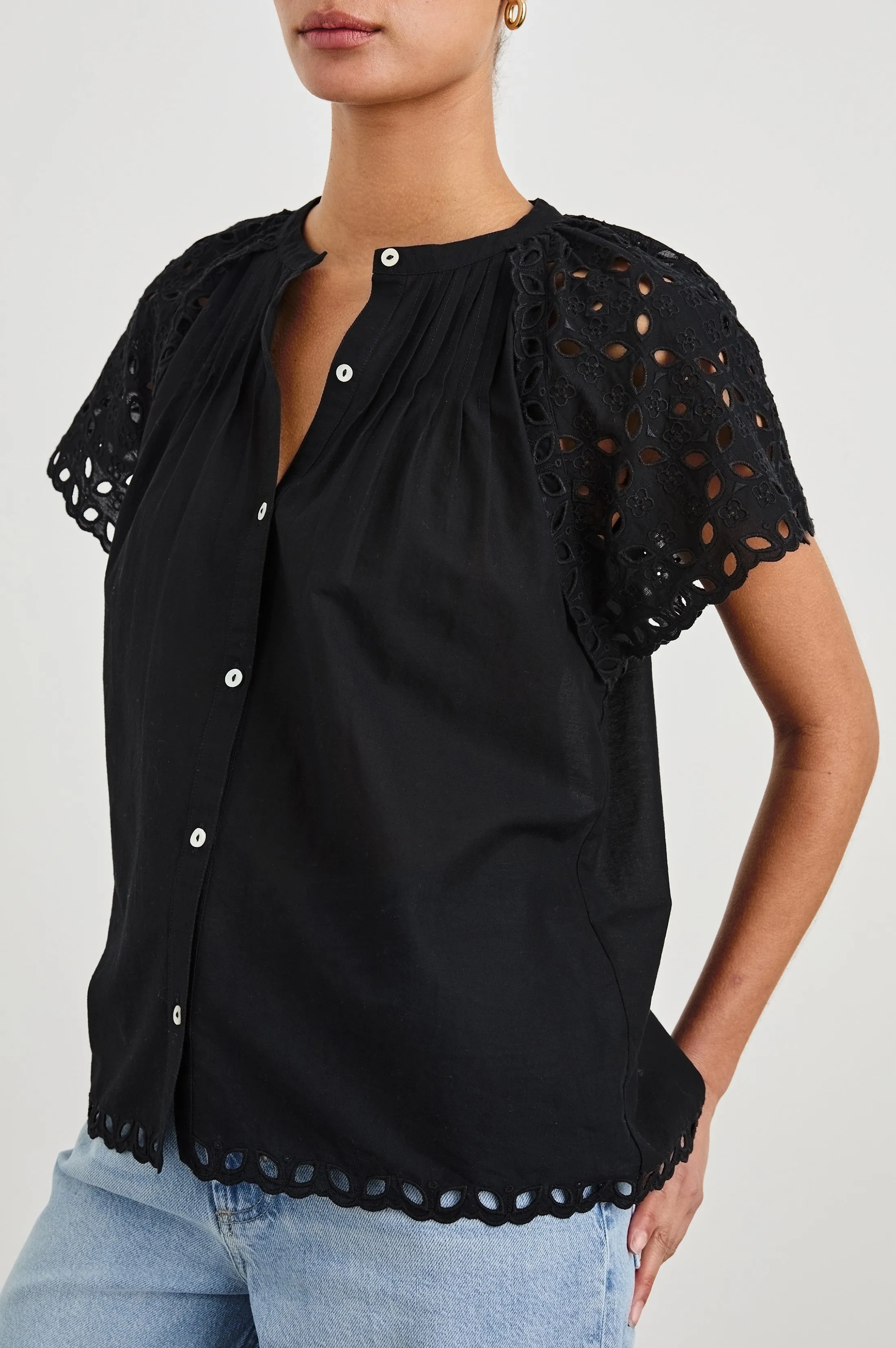 CERISE SHIRT - BLACK Rails