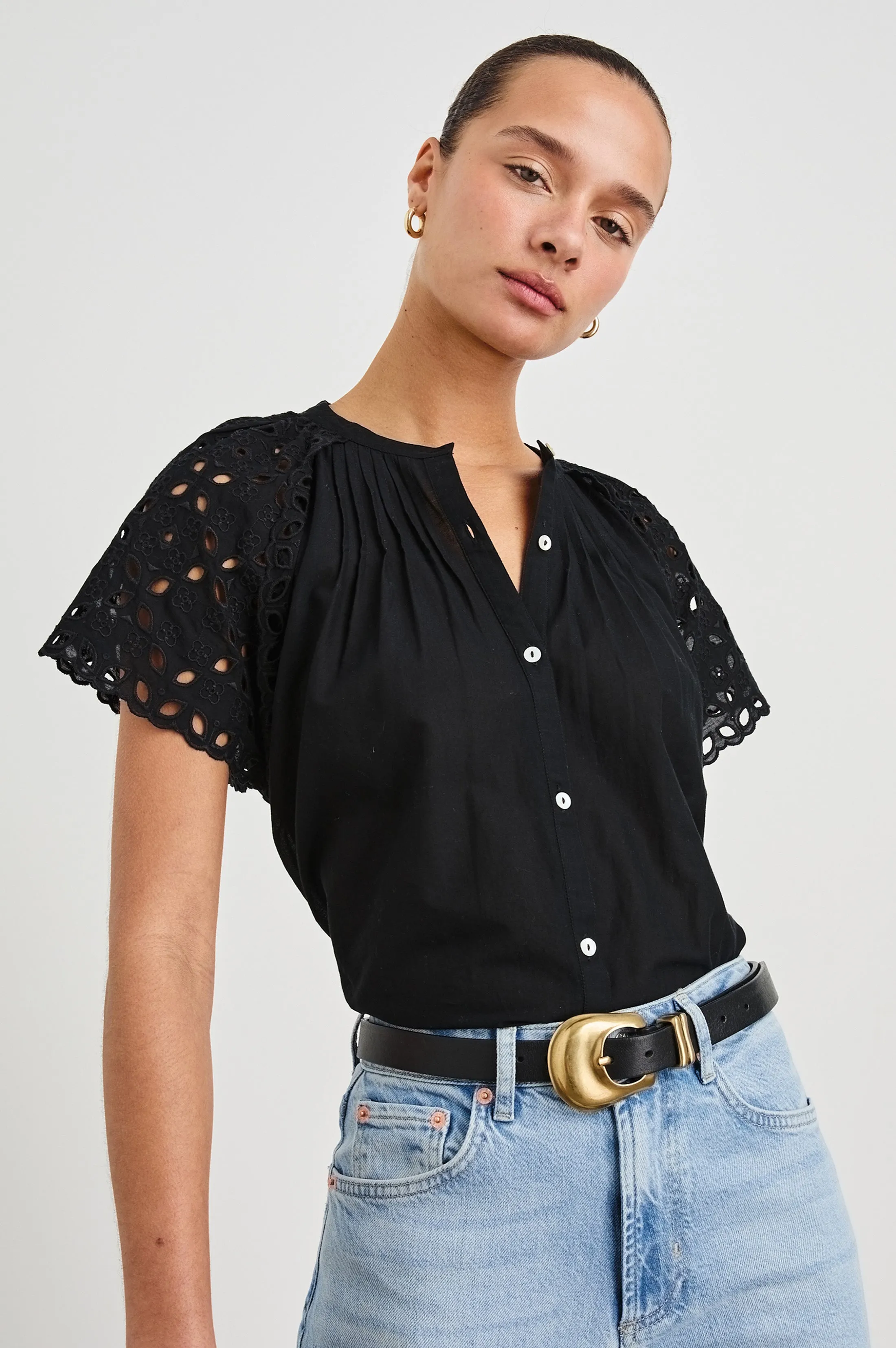 CERISE SHIRT - BLACK Rails