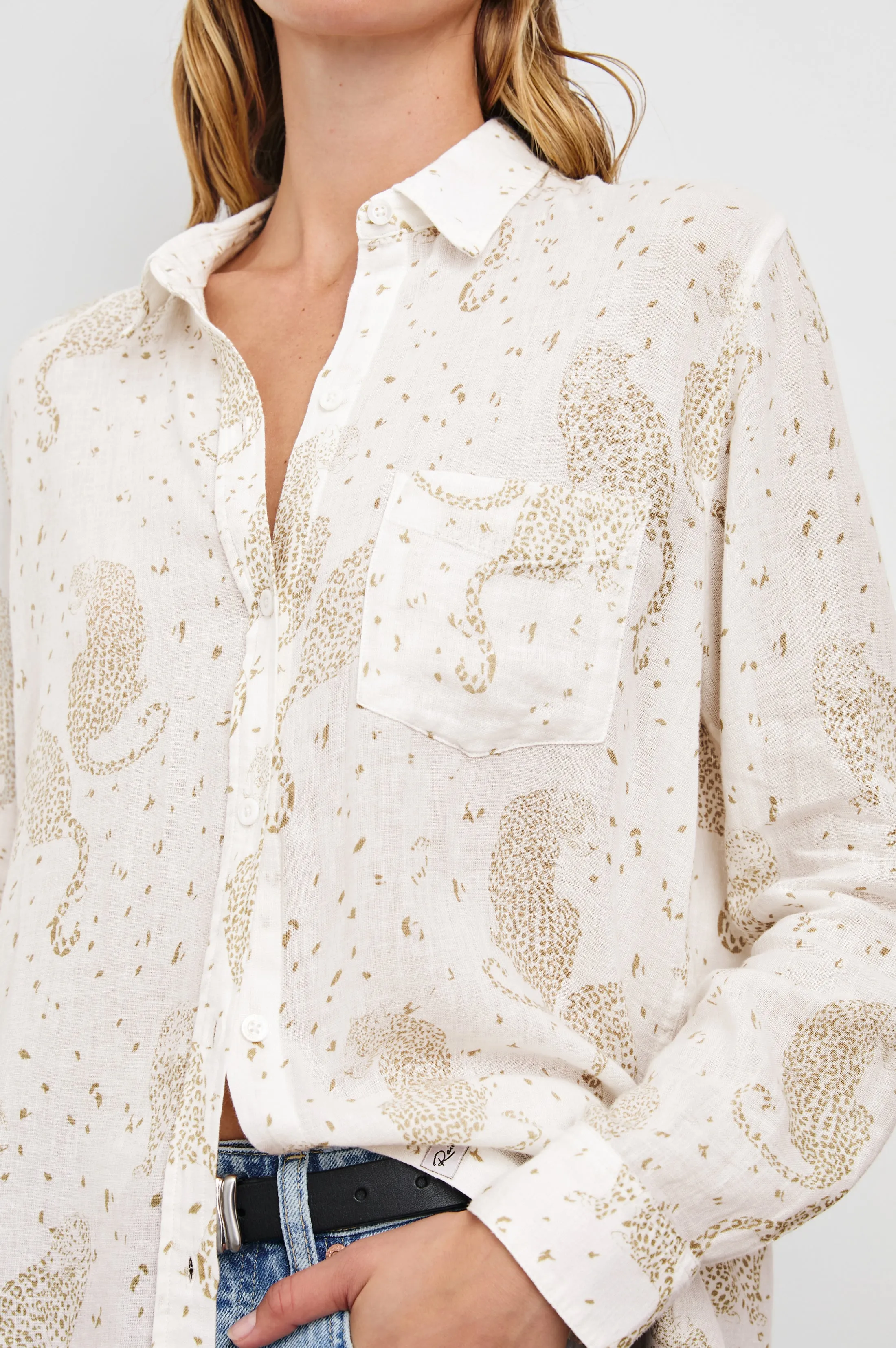 CHARLI SHIRT - CHEETAH SPOTS Rails