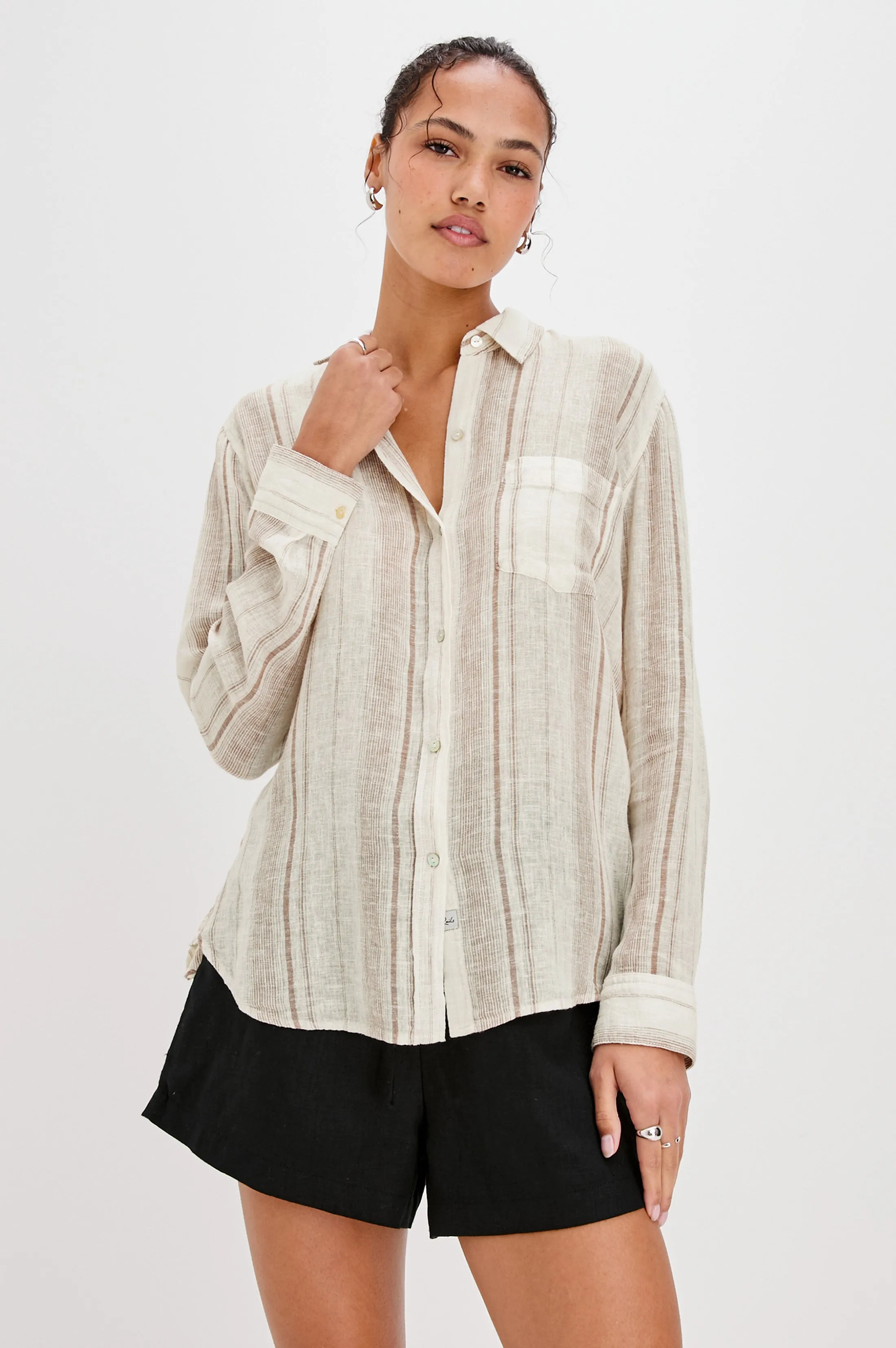 CHARLI SHIRT - REIMS STRIPE Rails