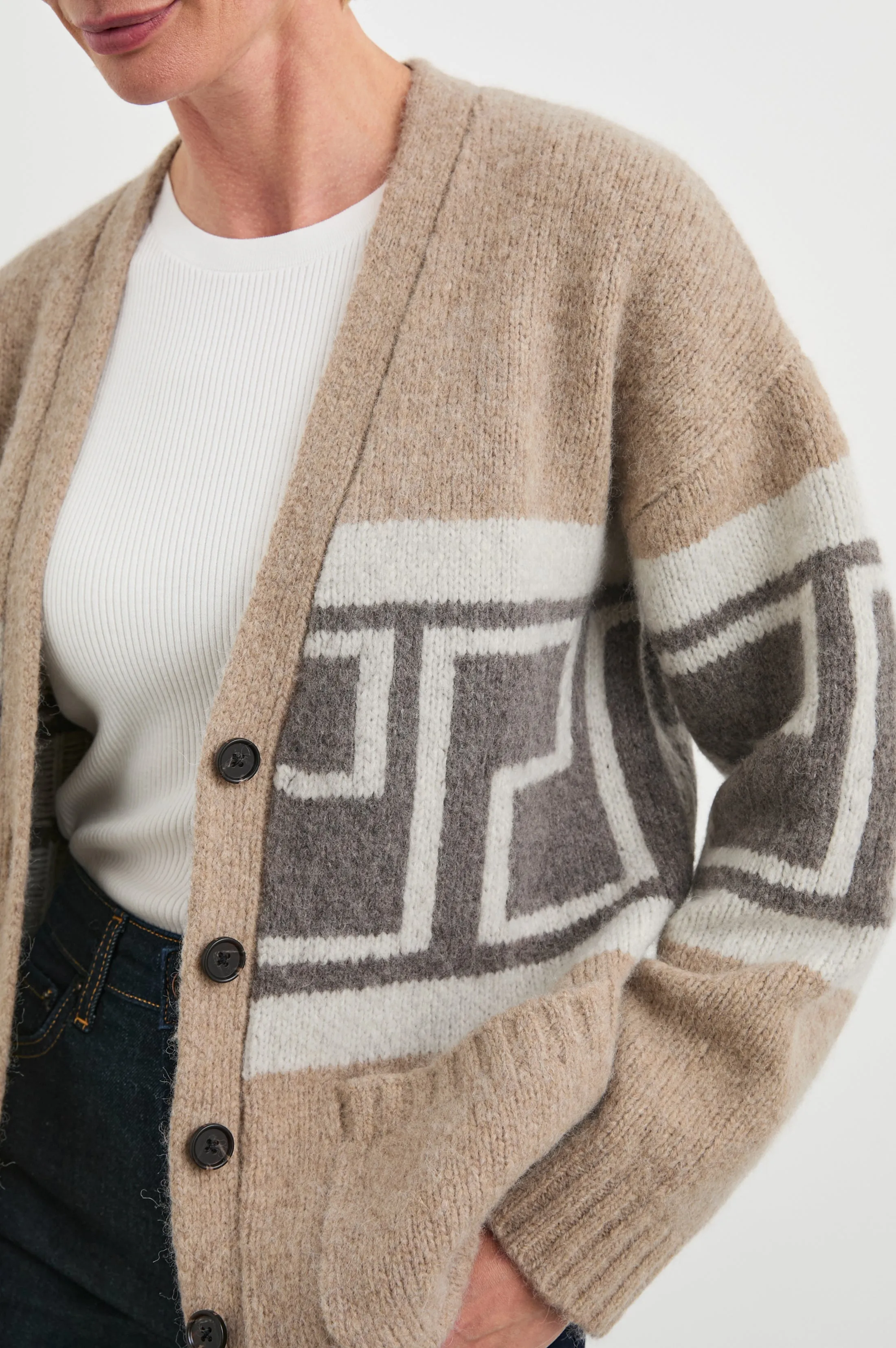 CHELSEA CARDIGAN - ASPEN TRAIL Rails