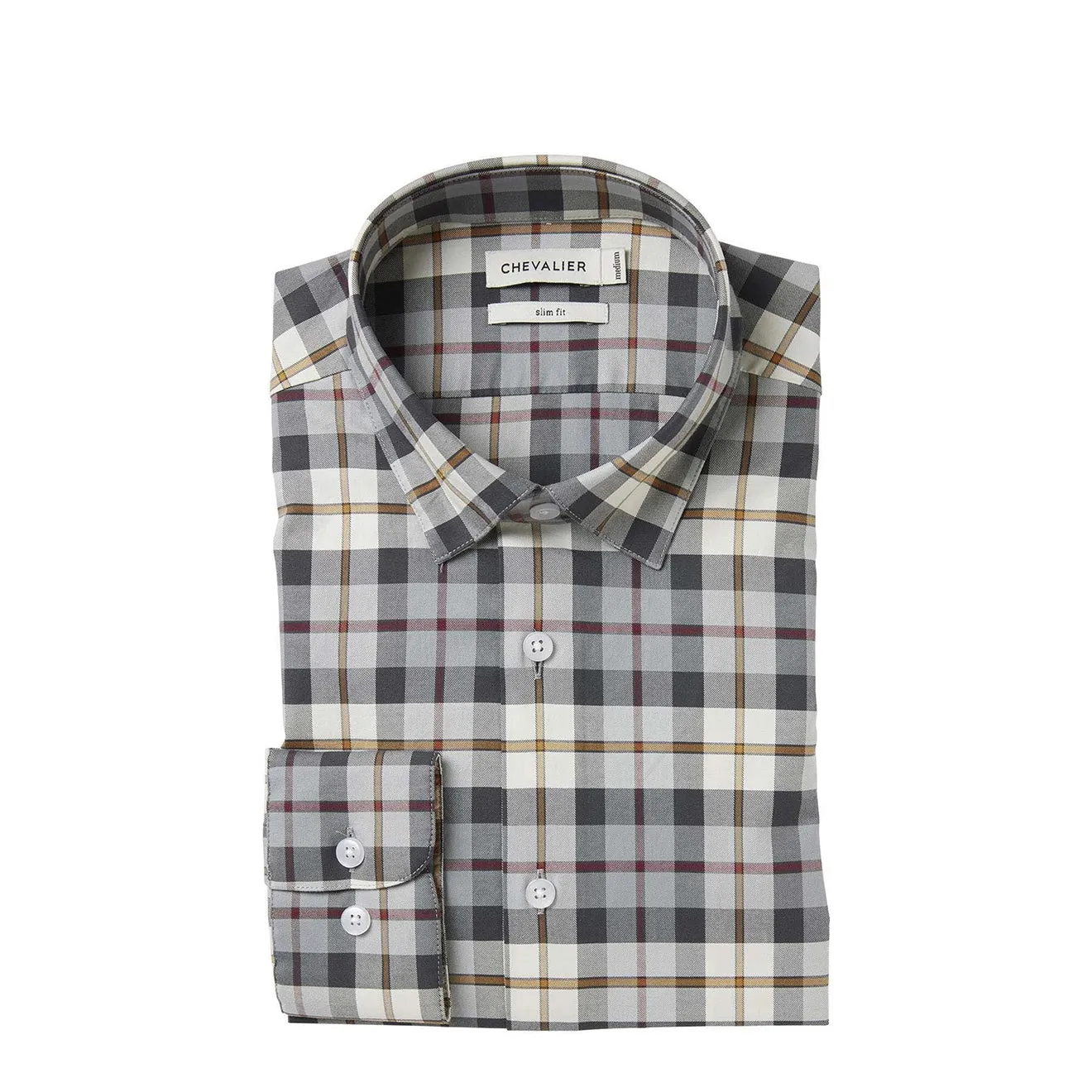 Chevalier Carlton Contemporary Fit Shirt Autumn Fling Checked