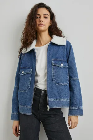 CHEYENNE JACKET - INDIGO SHERPA Rails