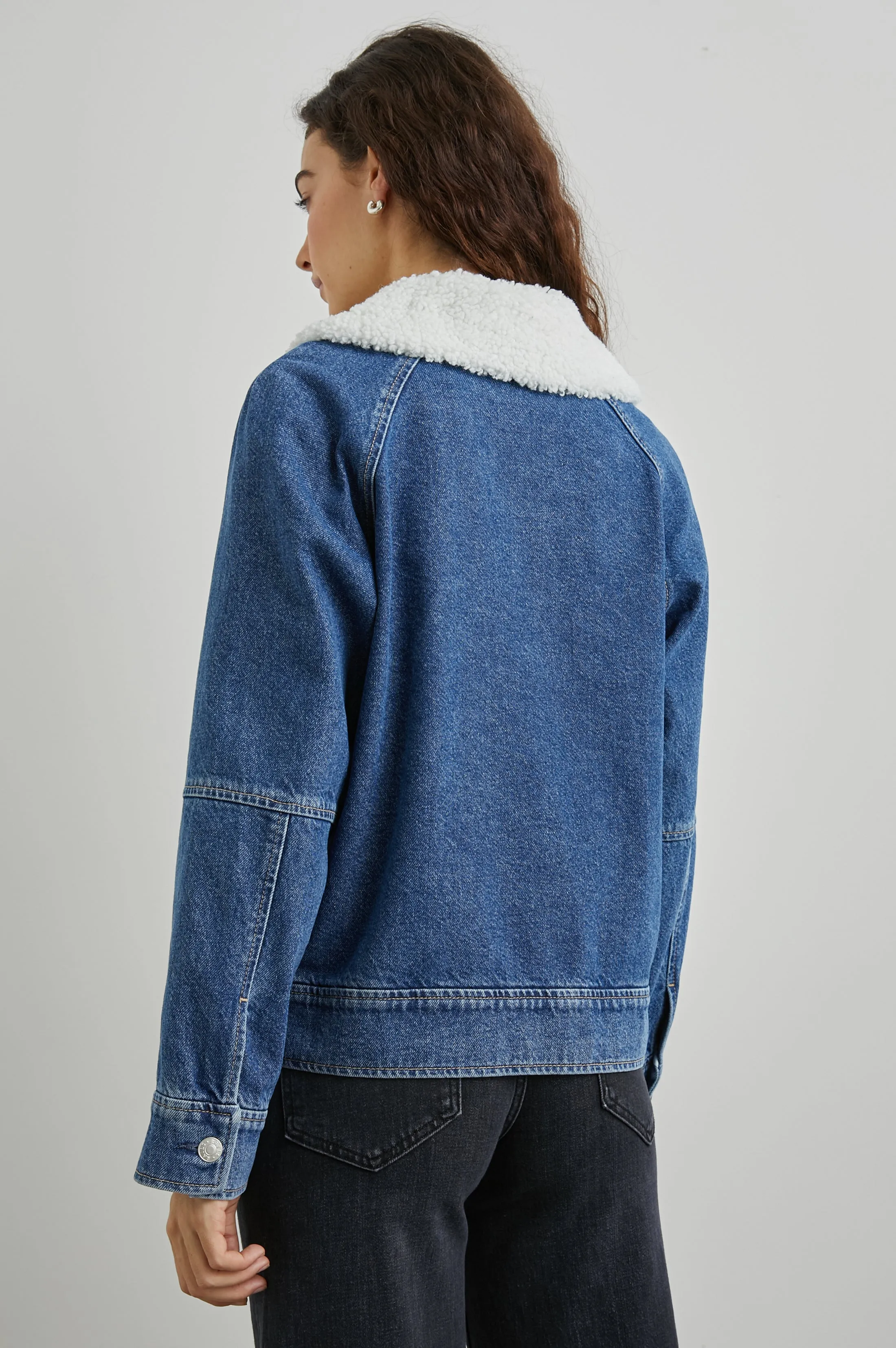CHEYENNE JACKET - INDIGO SHERPA Rails